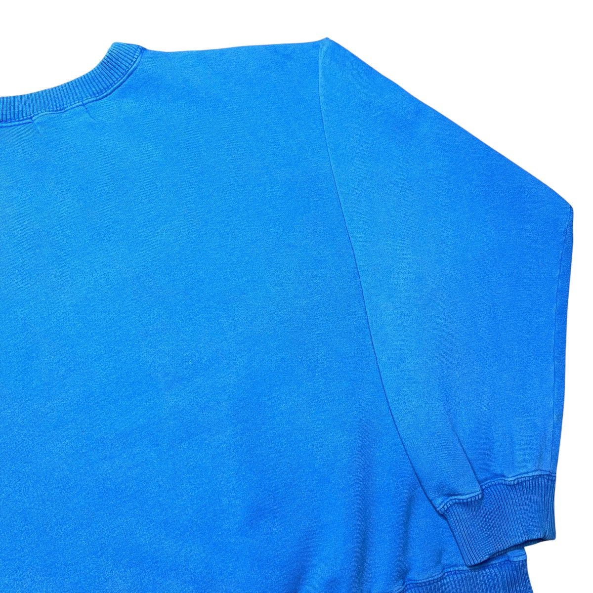 Coca Cola Vtg 1980s Coca-Cola Logo Spell Out Tricolor Blue Sweatshirt Size US L / EU 52-54 / 3 - 20 Thumbnail