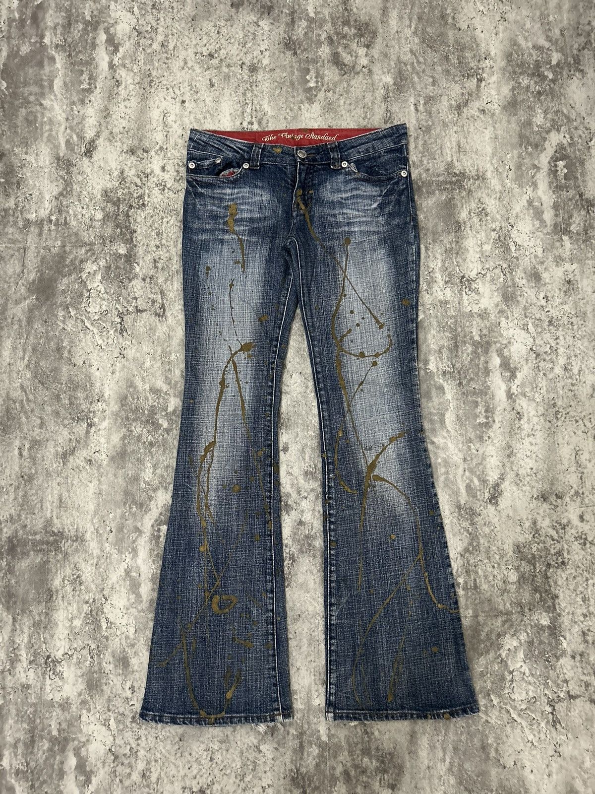If Six Was Nine × Japanese Brand × Le Grande Bleu (L.G.B.) Vintage Orignal Jeans Distressed Flare Pans Size US 30 / EU 46 - 2 Thumbnail