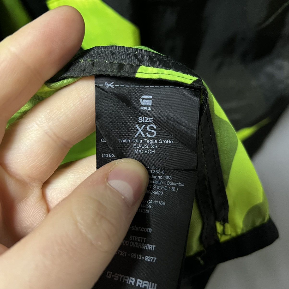 G-Star G-Star Raw Men's Strett Neon Camouflage Hooded Jacket y2k Size US XS / EU 42 / 0 - 22 Thumbnail