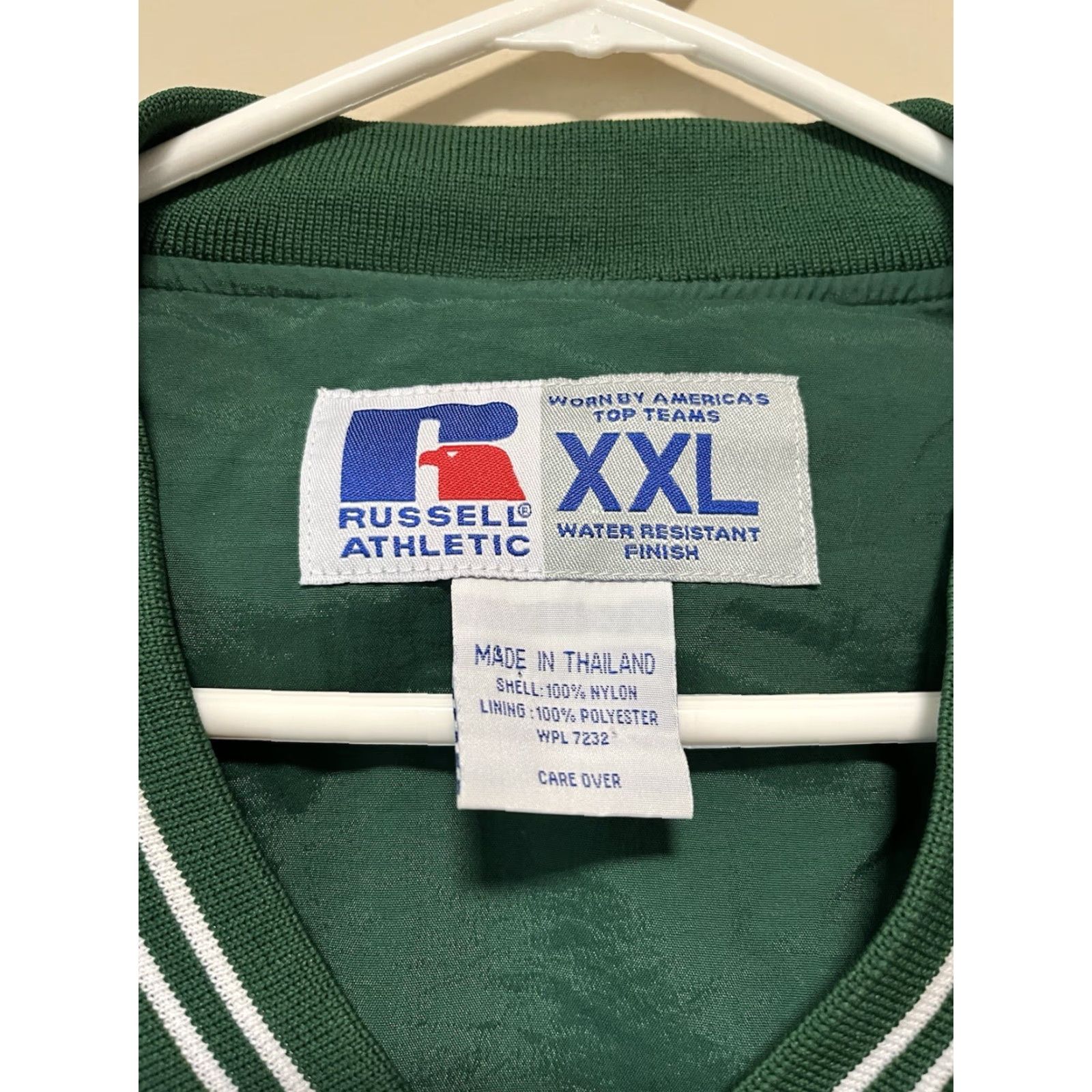 Russell Athletic VINTAGE Russell Athletic Jacket Mens 2XL Green Windbreaker Nike? Size US XXL / EU 58 / 5 - 2 Thumbnail