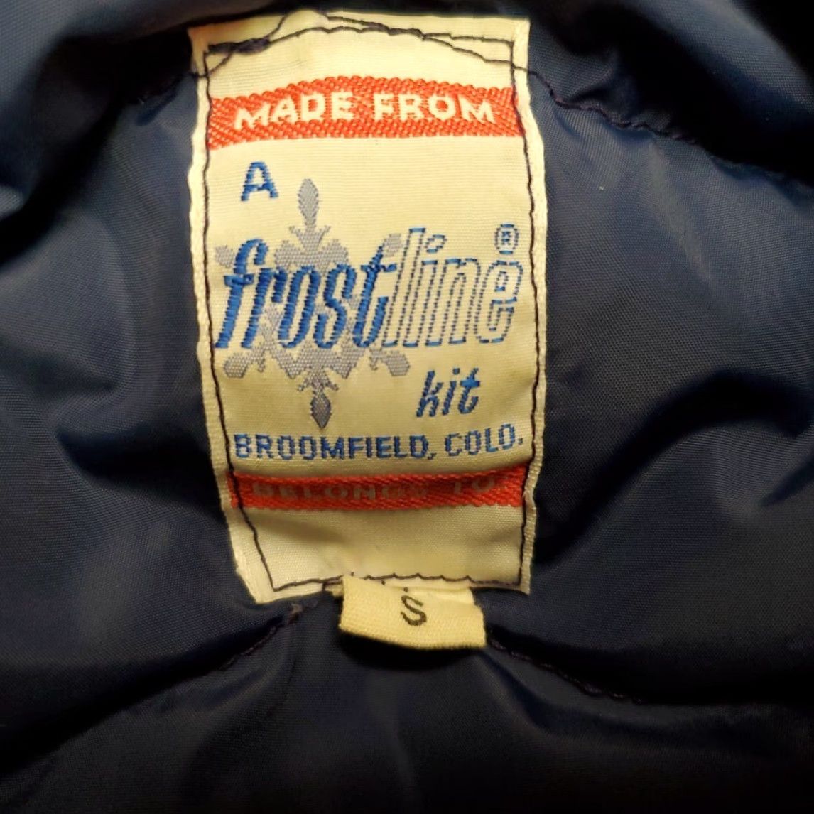 Vintage VINTAGE Frostline Goose Down Vest Mens Small Blue Puffer Made from Kit USA Retro Size US S / EU 44-46 / 1 - 4 Thumbnail