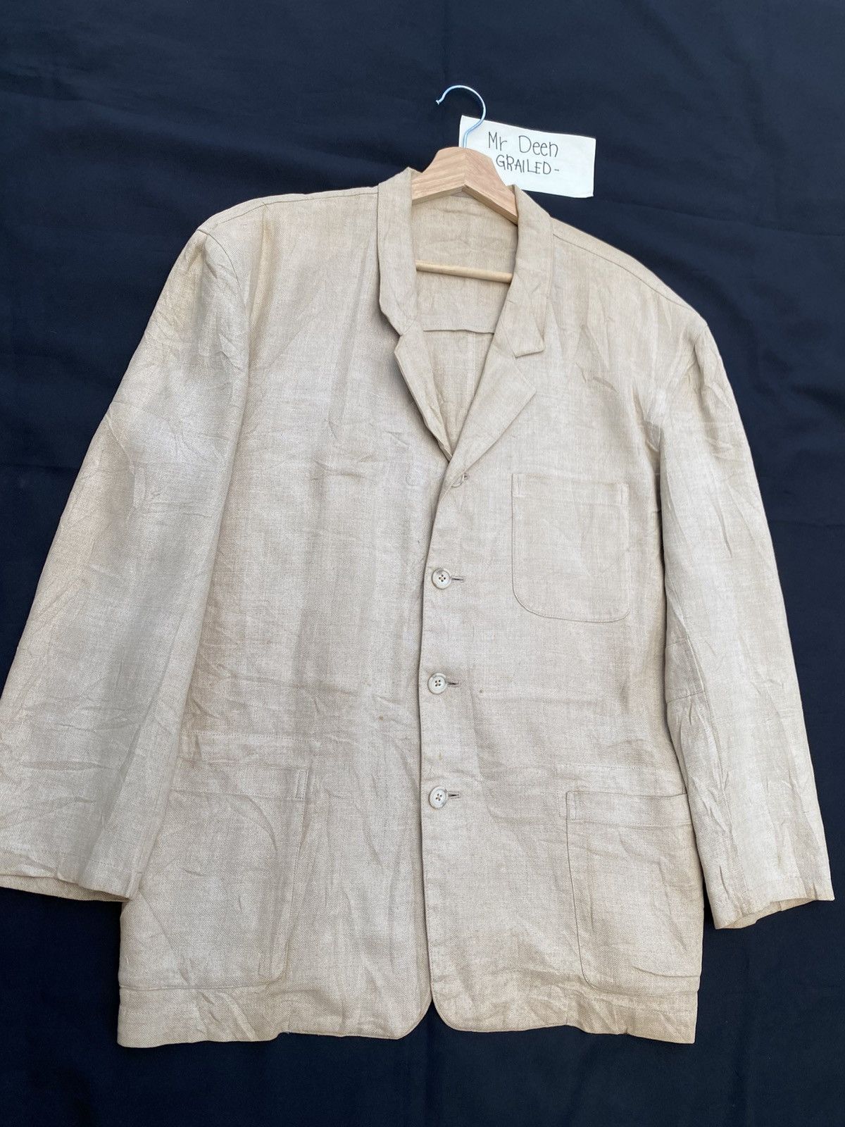 Yohji Yamamoto Rare Y's for men Linen Jacket/Blazer Size US M / EU 48-50 / 2 - 5 Thumbnail