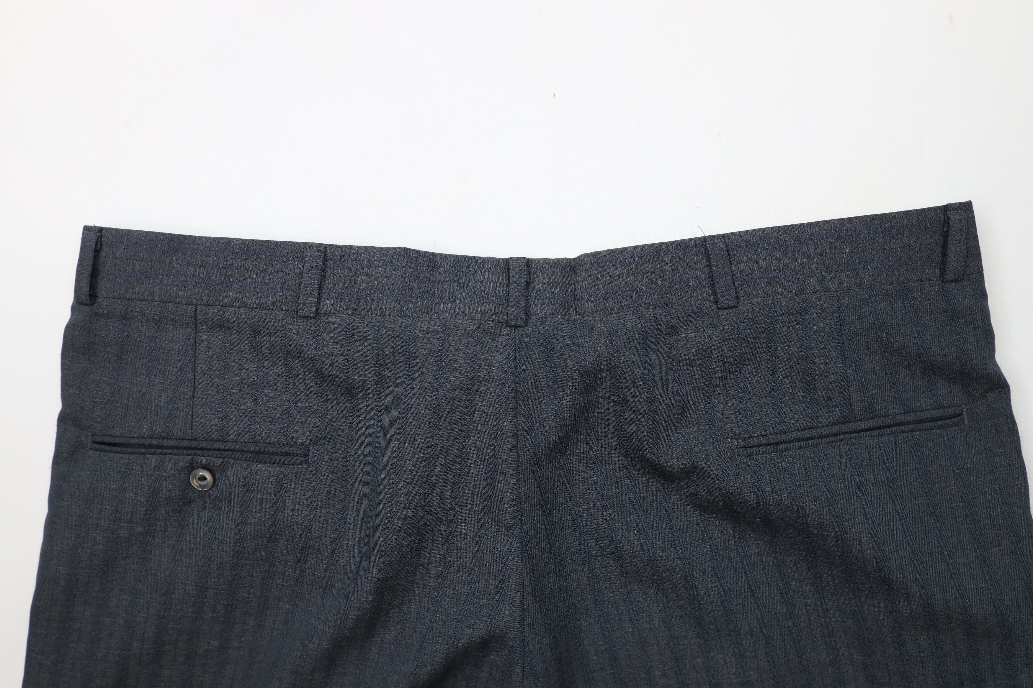 Vintage Vintage 90s Streetwear Striped Wide Leg Chino Pants Trousers Size 38 - 12 Thumbnail