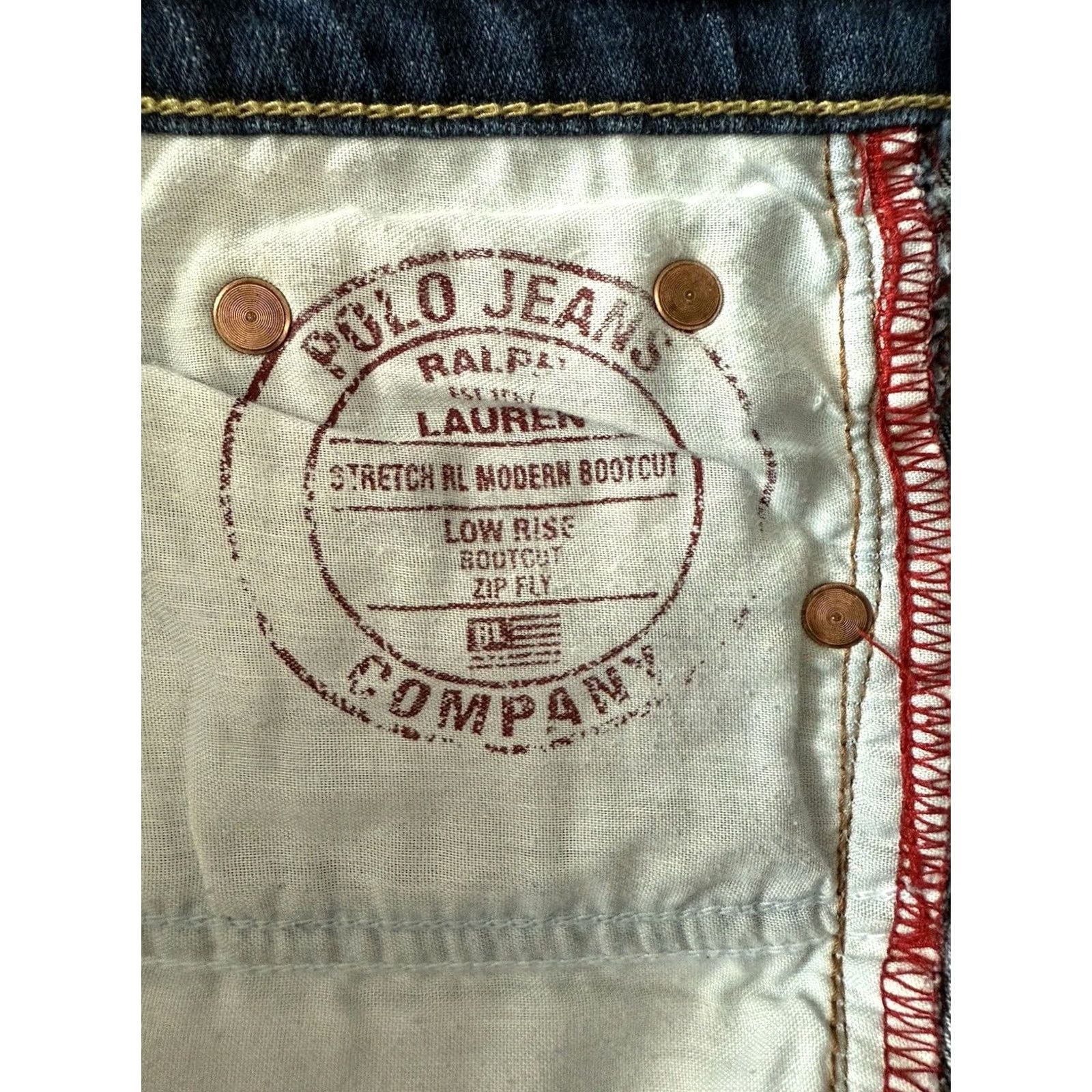 Polo Ralph Lauren VINTAGE Polo Jeans? No, Polo Ralph Lauren Denim Jeans Bootcut Dark Wash 30x28 Womens Size 4 Regular 5-Pocket Comfort Stretch Size 27" / US 4 / IT 40 - 4 Thumbnail