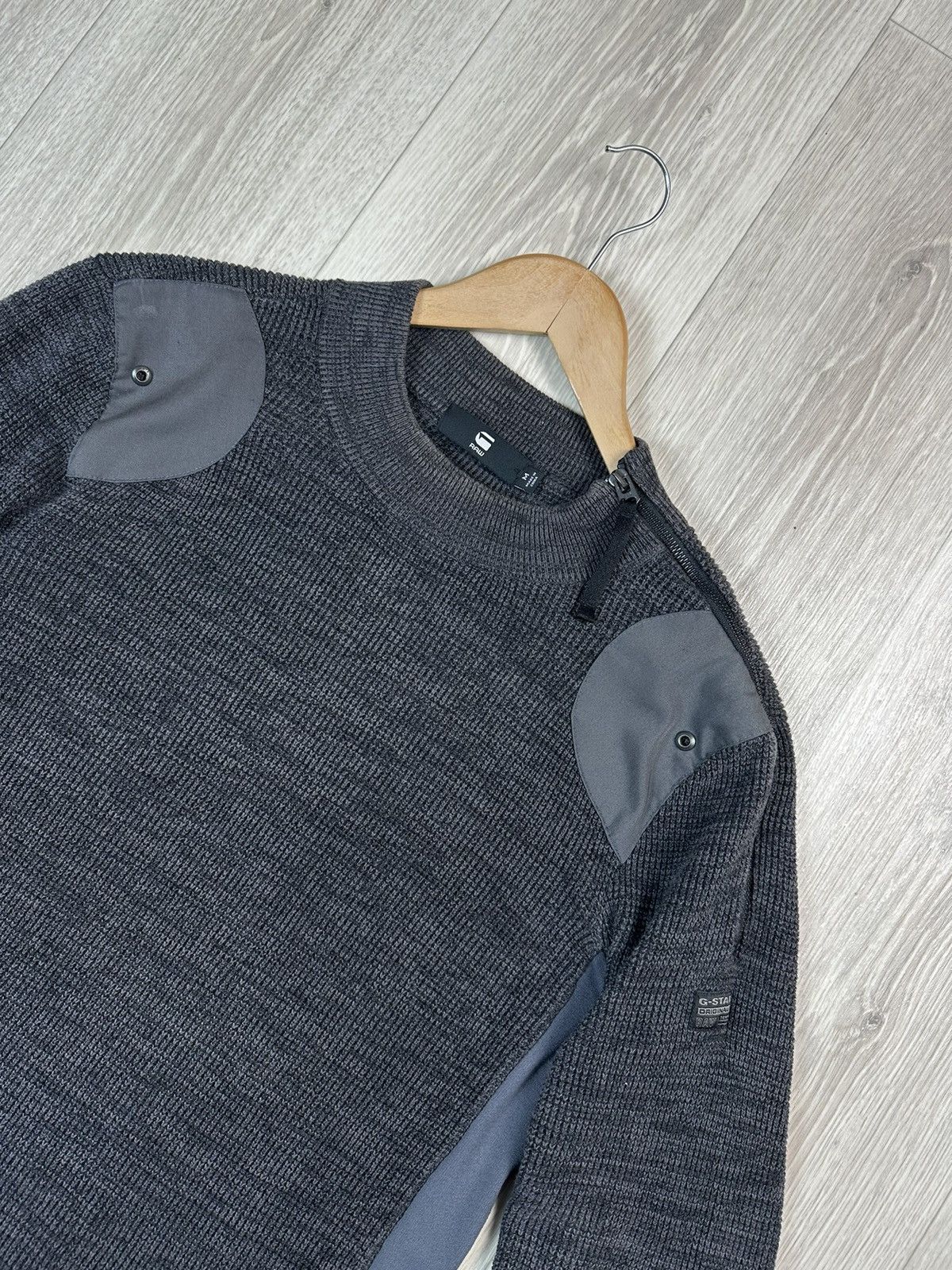 G-Star Y2K Raw G Star Knit 1/4 Zip Sweater Size US M / EU 48-50 / 2 - 2 Thumbnail