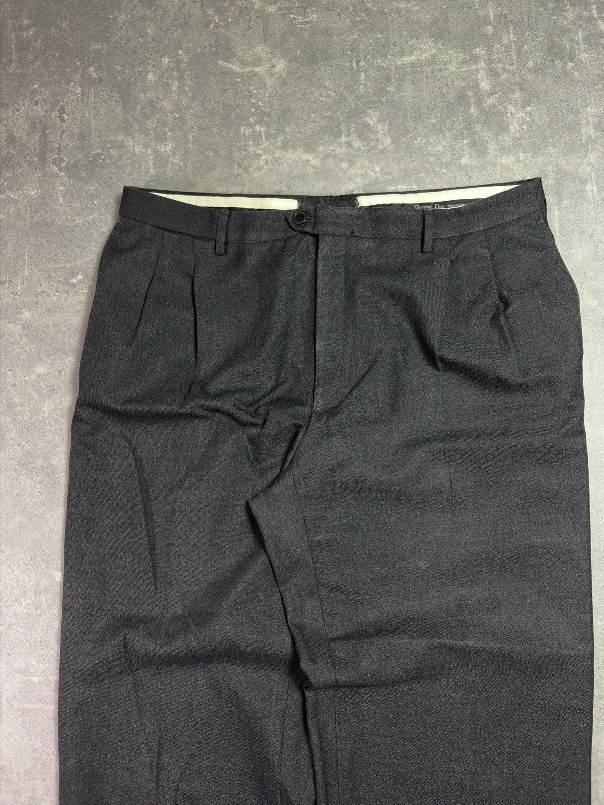 Christian Dior Monsieur 90s Christian Dior Monsieur Wide Leg Baggy Pants Trousers 60 Size US 38 / EU 54 - 3 Thumbnail
