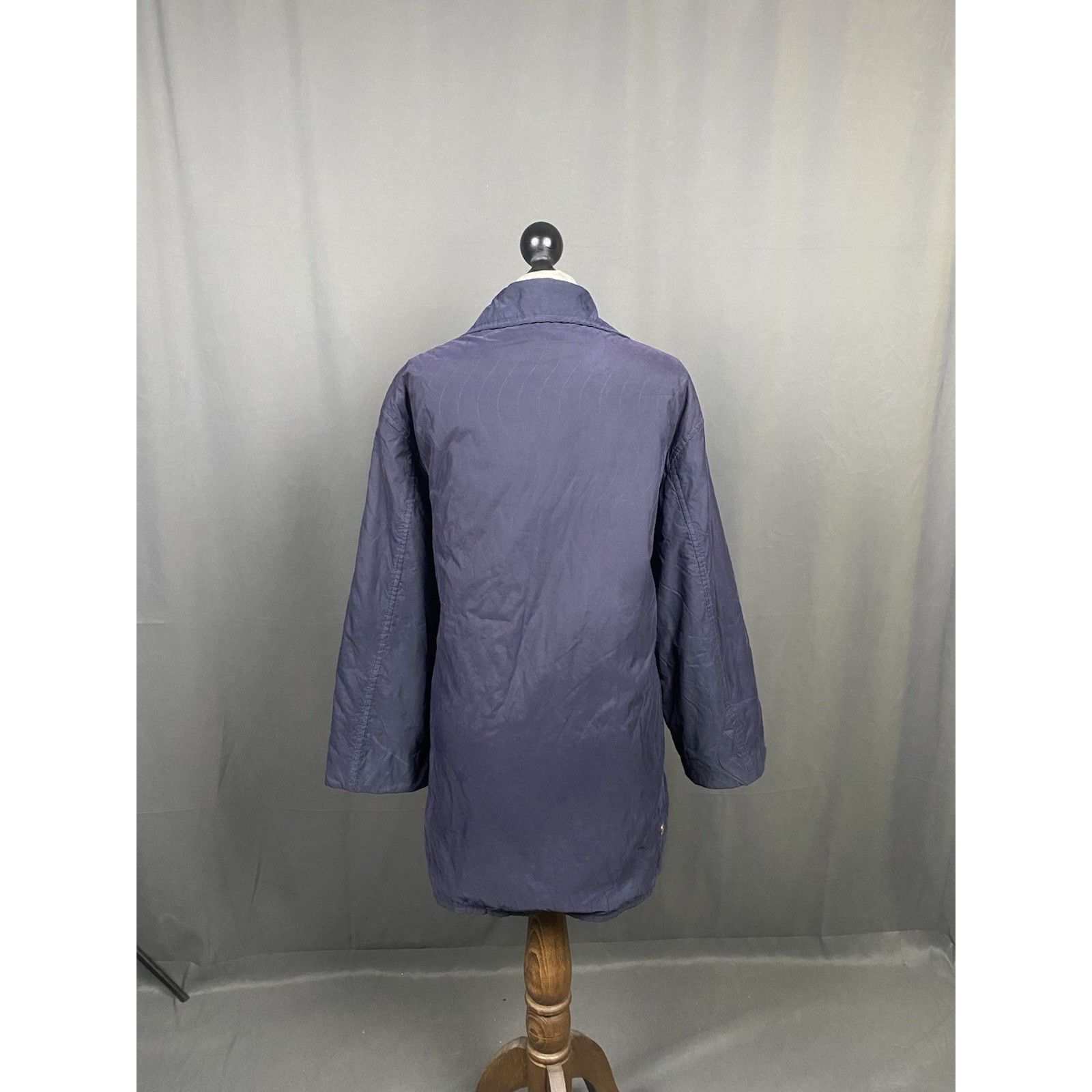 Burberry Burberry Nova Check Lining Vintage Women's Blue Quilted Jack Size XL / US 12-14 / IT 48-50 - 8 Thumbnail