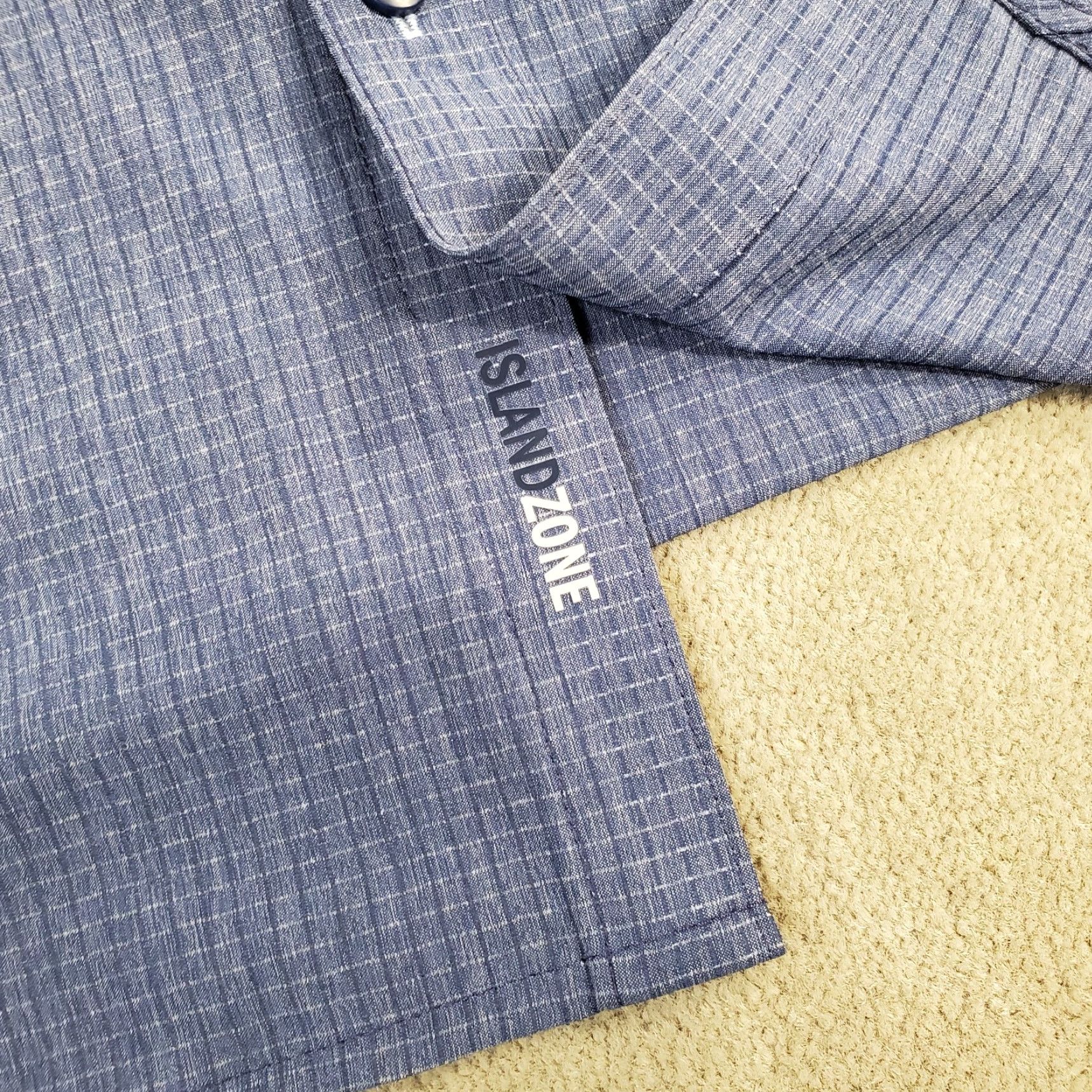 Tommy Bahama VINTAGE Tommy Bahama Island Zone Shirt Mens XL Blue Button-Up The Bahama Coast Hawaii Theme 90s? No Size US XL / EU 56 / 4 - 4 Thumbnail