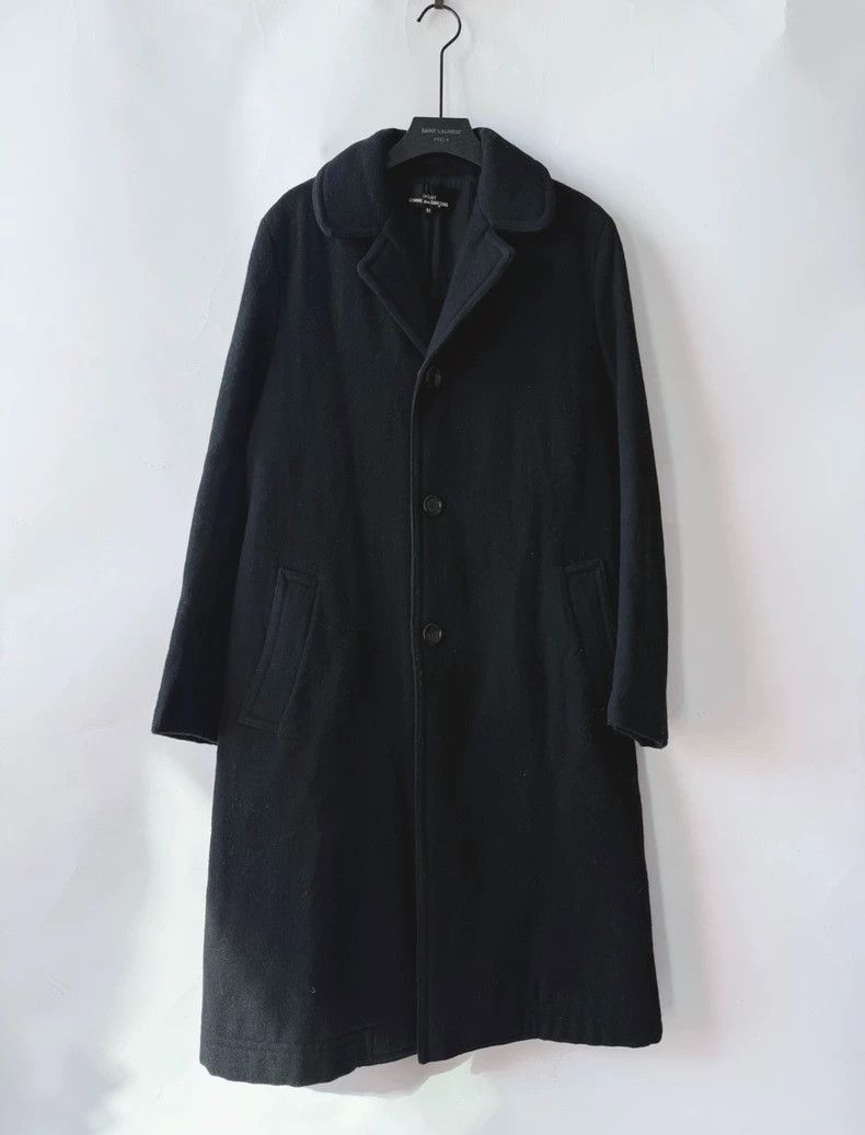 Comme des Garçons 2003 Wool Long Coat Quilted Wool Polyester Long Coat by Comme des Garçons Comme