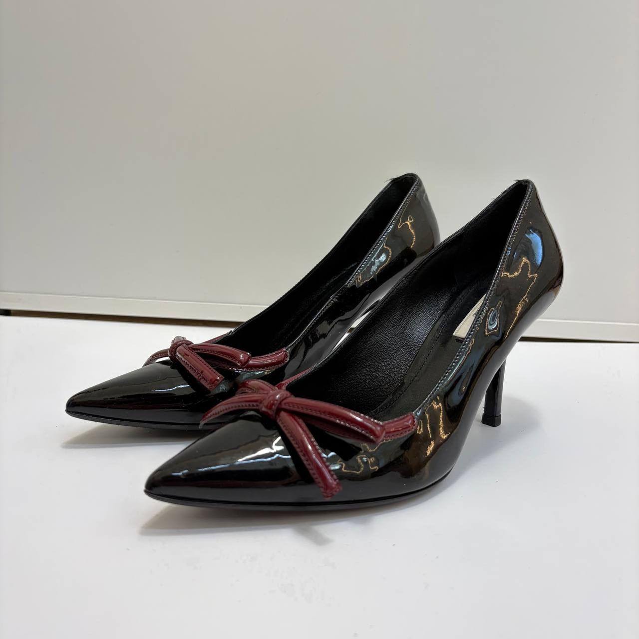 Prada Prada Patent Leather Heels Size US 7 / IT 37 - 5 Thumbnail