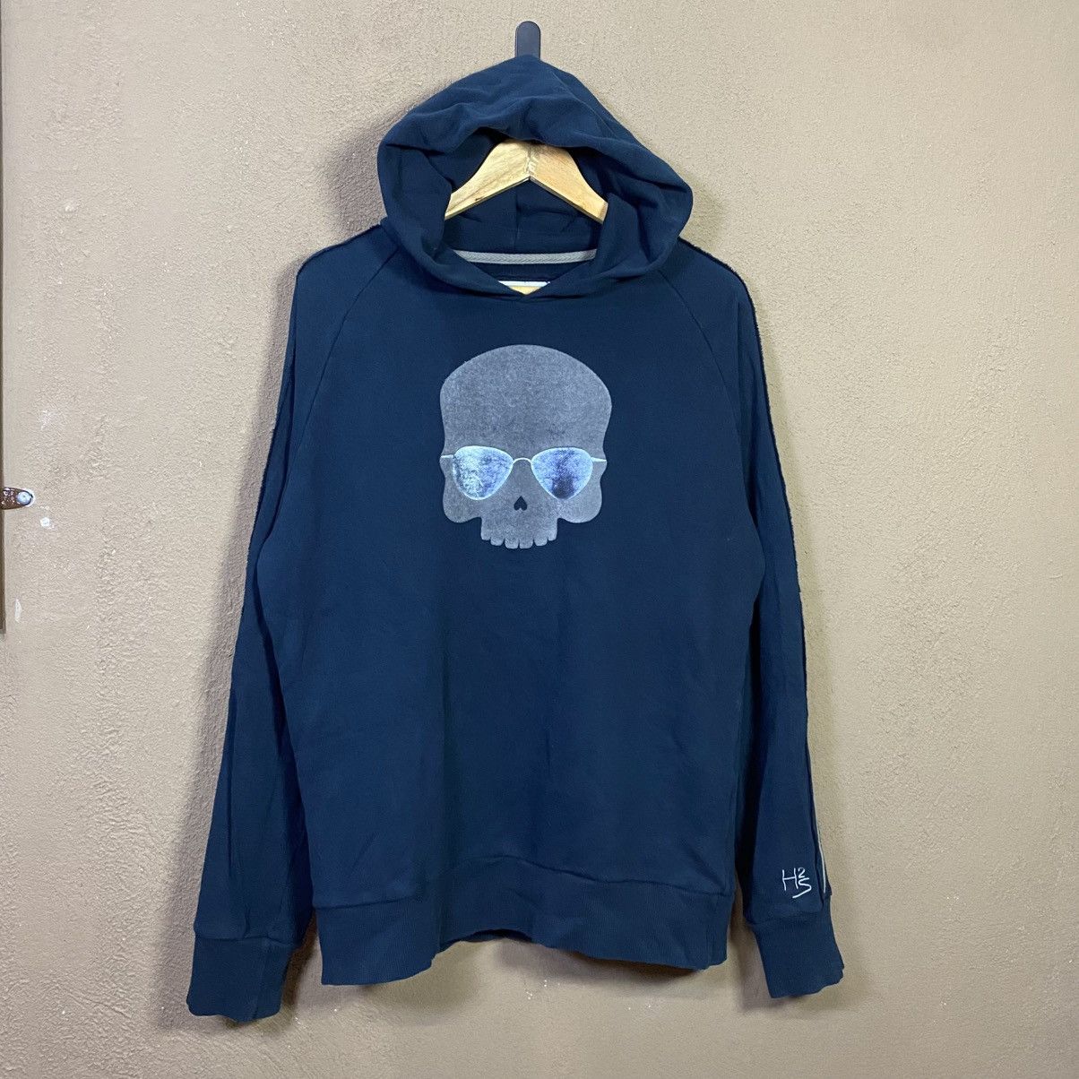 HYDROGEN Vintage Y2K HYDROGEN Big Skull Logo Hoodie Size US L / EU 52-54 / 3 - 1 Thumbnail