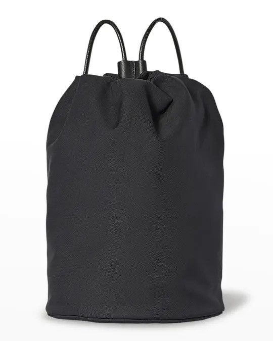 The Row 🔥 Drawstring Sporty Backpack in Nylon and Leather Size ONE SIZE - 1 Thumbnail