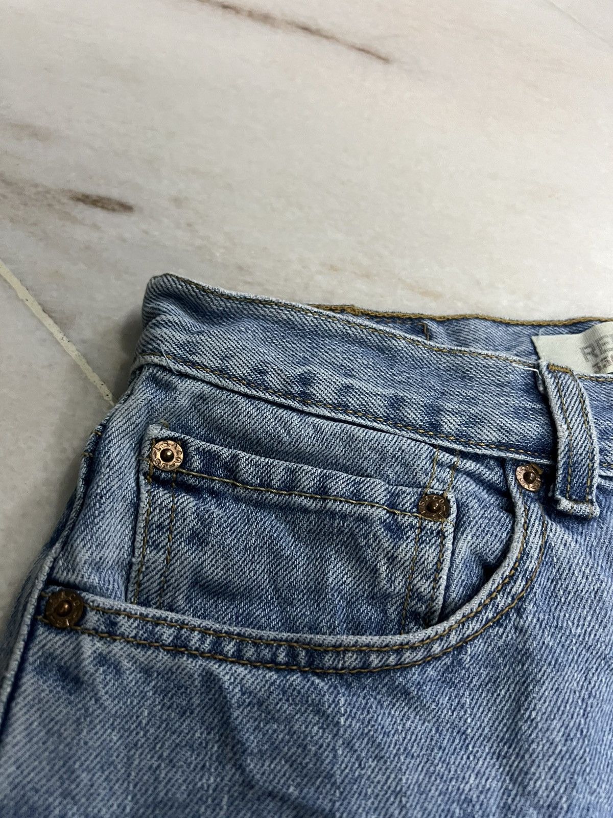 Levi's × Levi's Vintage Clothing × Vintage Vintage Levis 550 Light Wash Jean Size US 30 / EU 46 - 6 Thumbnail