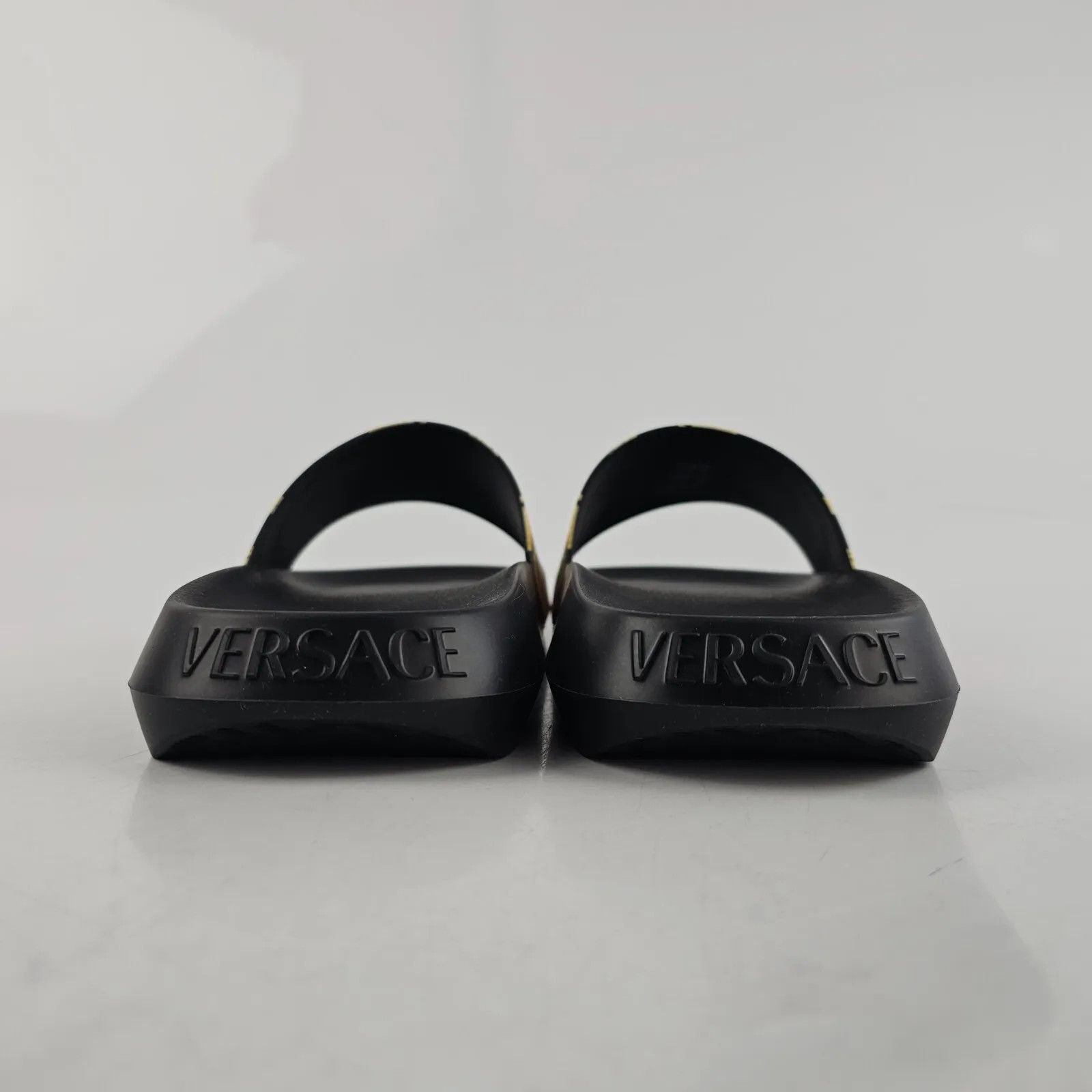 Versace Versace Baroque Black Slide Sandals New Size US 7 / EU 40 - 5 Thumbnail