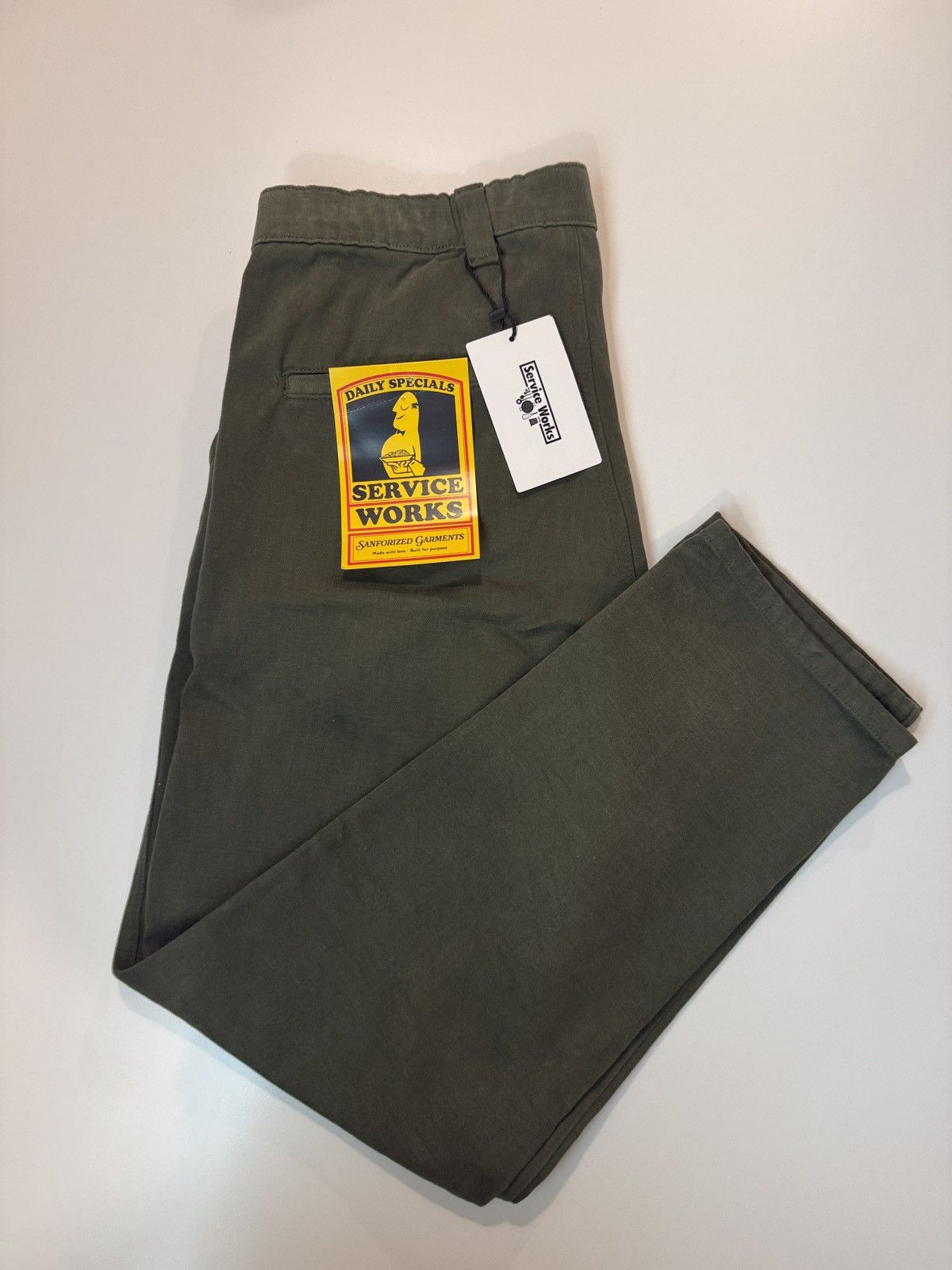 Service Works Service Works Part Timer Pant - Moleskine - Moss Size US 32 / EU 48 - 1 Thumbnail