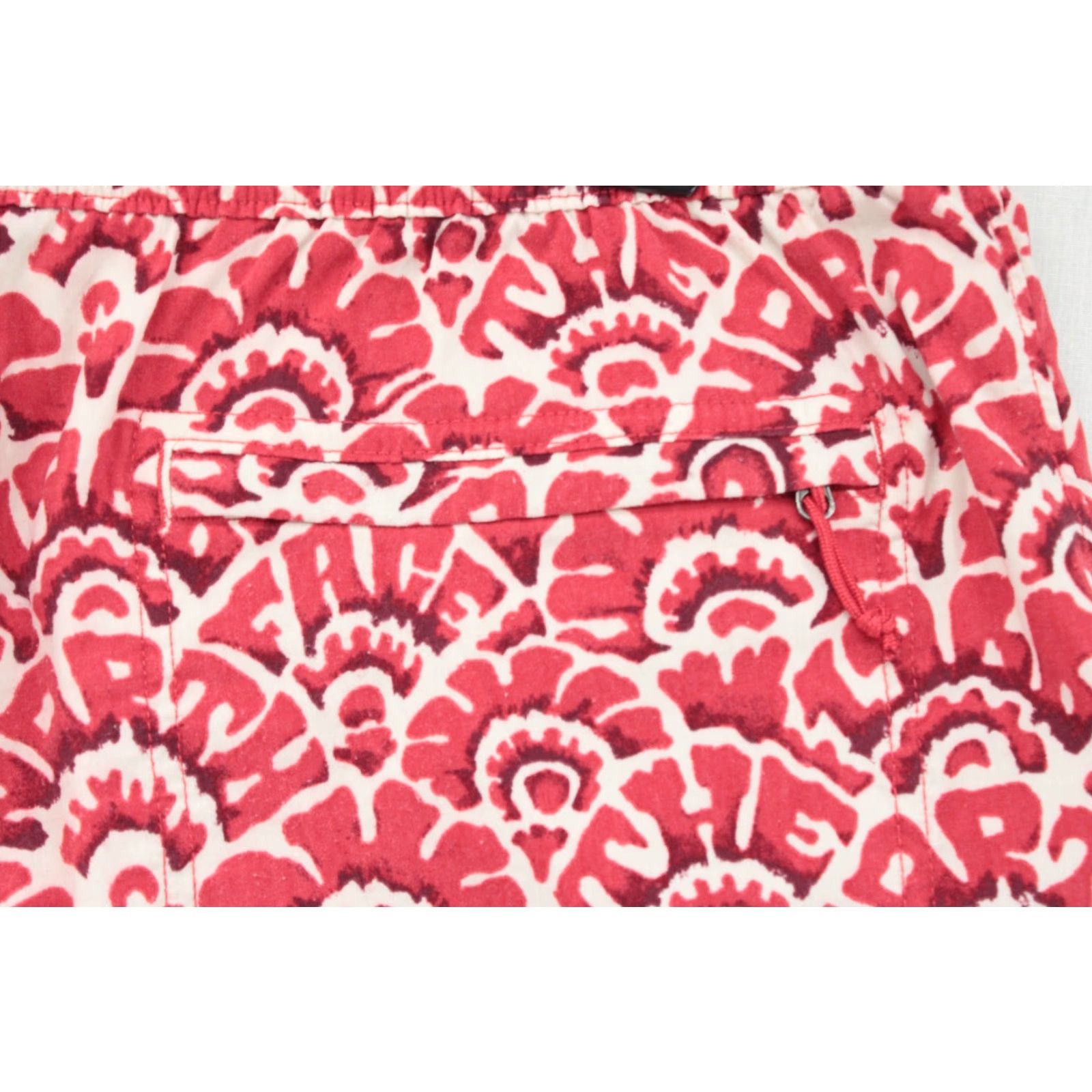 The North Face VINTAGE The North Face Shorts Men L Red Floral Pattern 6.5” Preppy Drawstring Elastic Waist Pockets Mens Size US 33 - 4 Thumbnail