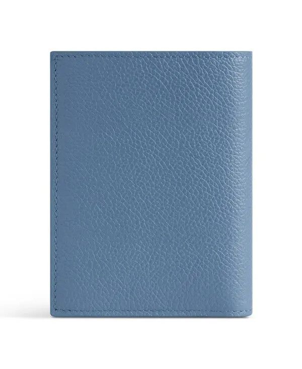 Balenciaga o1mt1gz0226 Size: OS / Cash Vertical Bifolded Wallet In Blue Size ONE SIZE - 2 Thumbnail