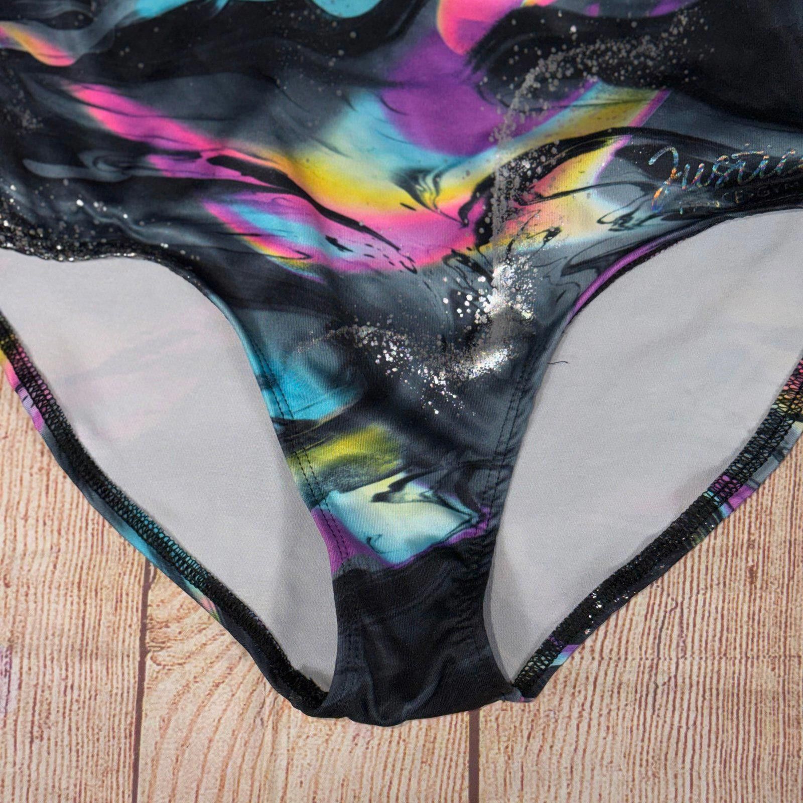 Other Justice Dance Gym Leotard Swirl Design Size Medium (10) Size ONE SIZE - 6 Thumbnail