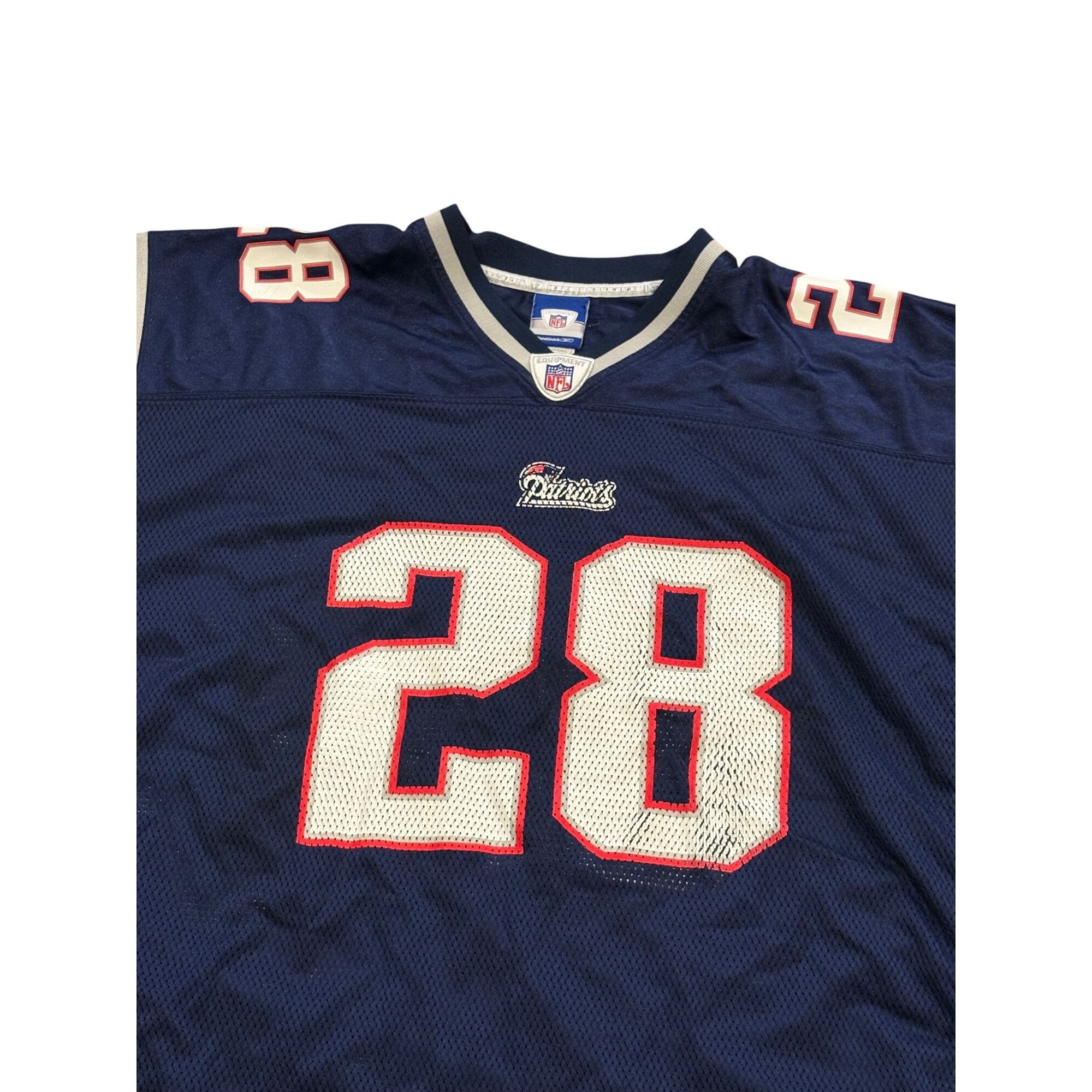 Reebok Reebok New England Patriots Corey Dillon #28 Blue NFL Footba Size US XXL / EU 58 / 5 - 5 Thumbnail