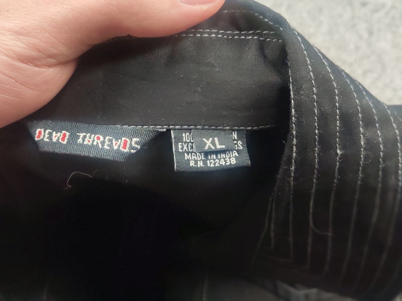 If Six Was Nine Dead Threads Vintage Black Y2K Gothic Bondage Logo Shirt LGB Size US L / EU 52-54 / 3 - 15 Thumbnail