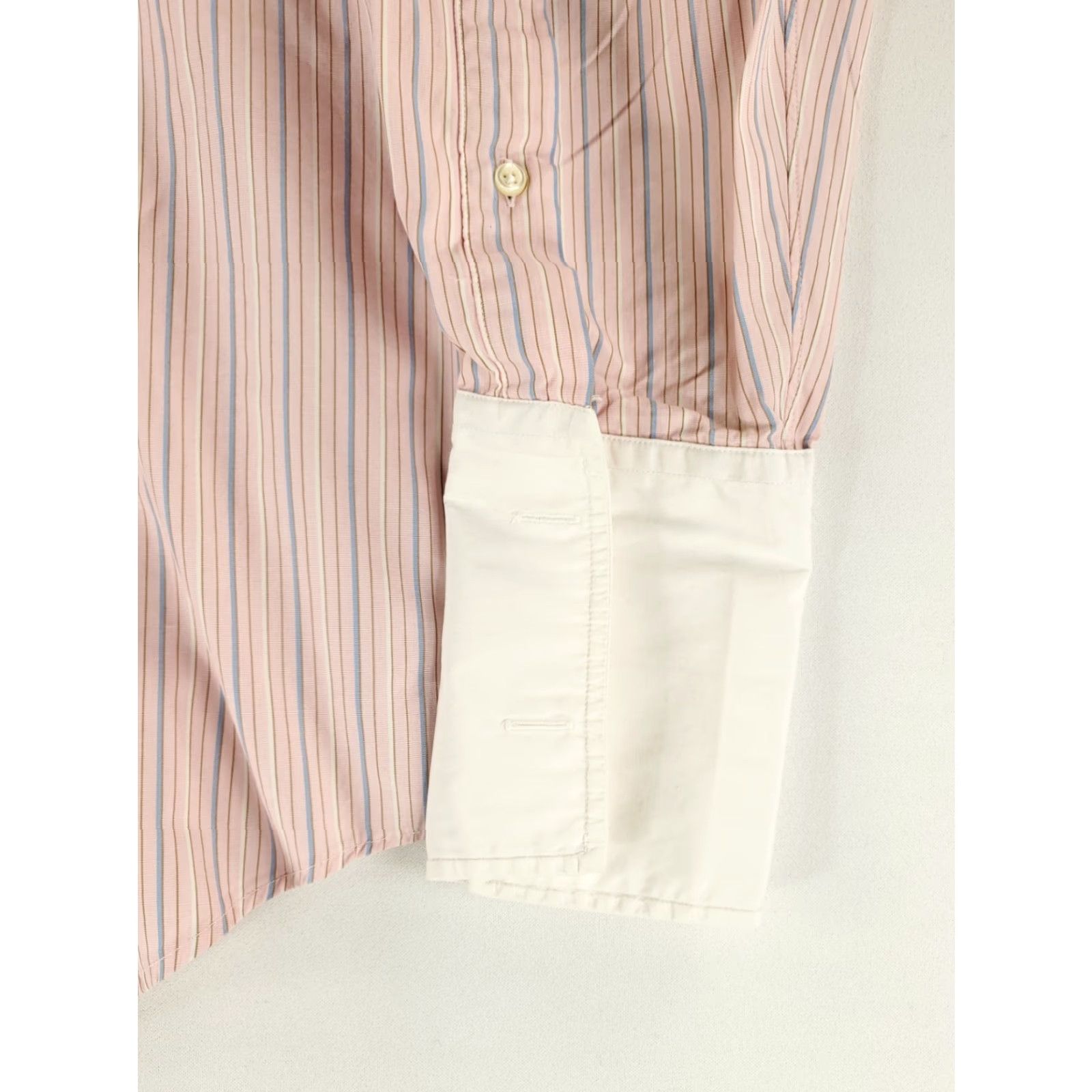 Brooks Brothers VINTAGE Brooks Brothers Shirt Button Up Pink Mens M 15.5-33 French Cuff 80s 90s Mens Size US M / EU 48-50 / 2 - 2 Thumbnail