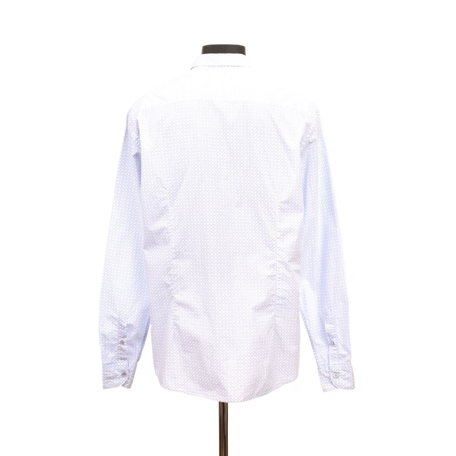 Vintage Seeker Groove Dress Shirt Blue Cotton XL Button Shirt Mens Size 46R - 4 Thumbnail