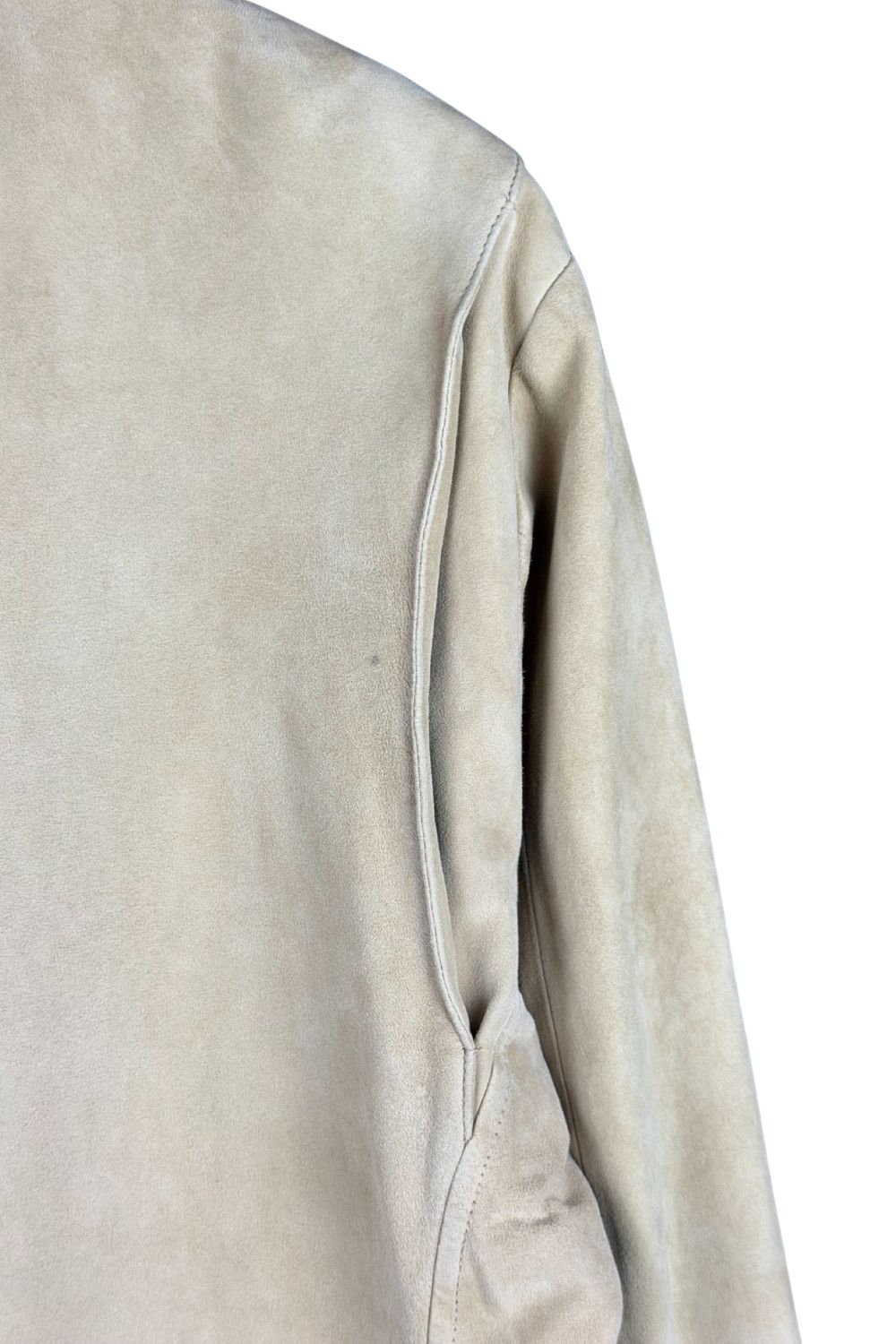 Polo Ralph Lauren Polo Ralph Lauren Lamb Suede Zip Jacket – c. late 90s Size US L / EU 52-54 / 3 - 11 Thumbnail