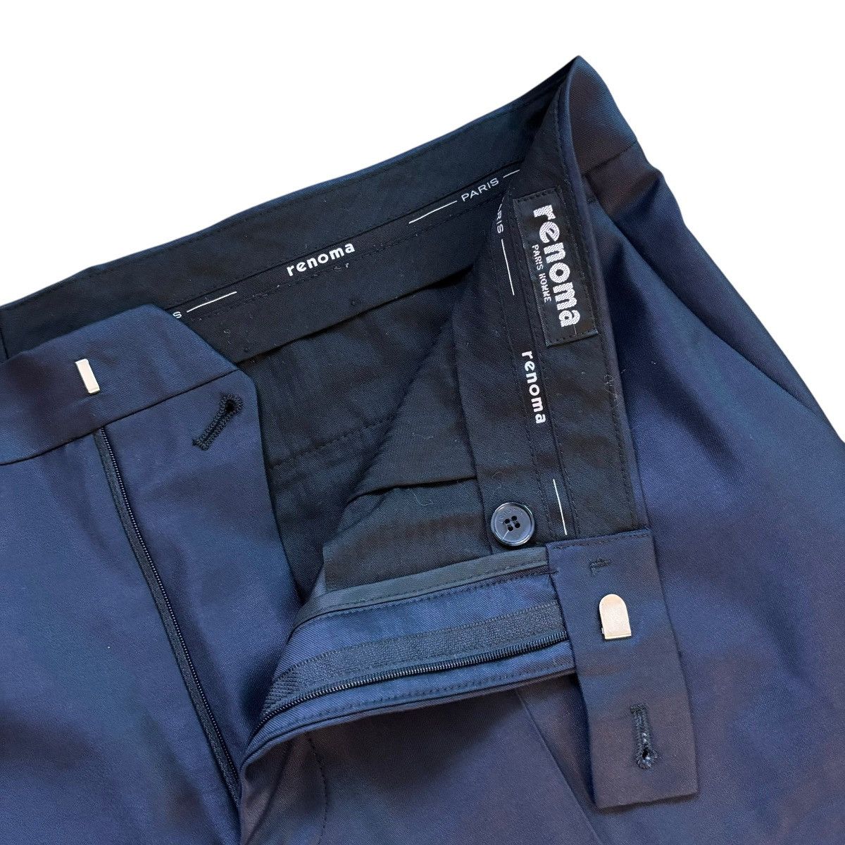 Renoma Renoma Paris Homme men’s dress pants 36” waist blue slacks Size US 36 / EU 52 - 1 Thumbnail