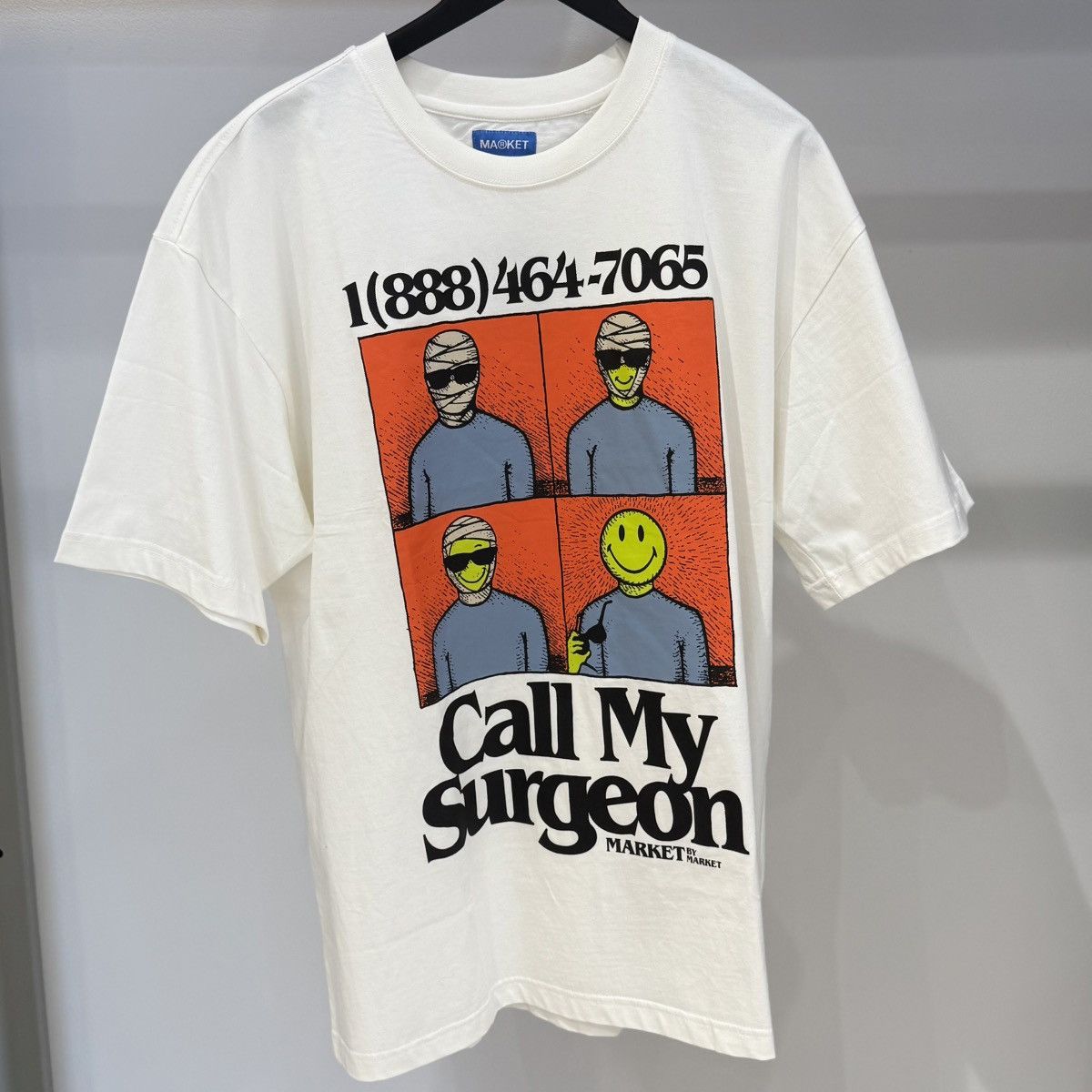 Market Market Smiley Call My Surgeon Shirt Size US XL / EU 56 / 4 - 1 Thumbnail
