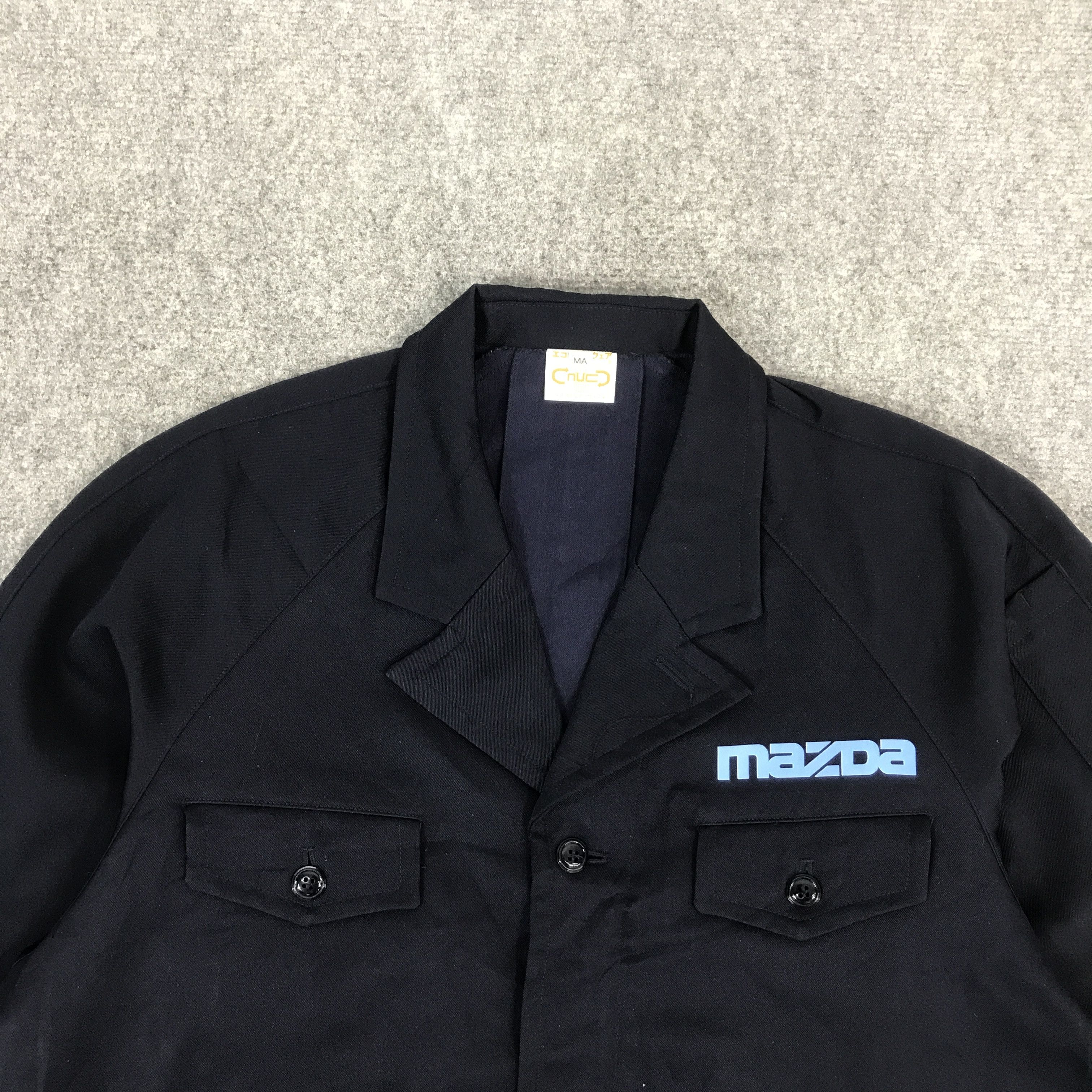 Japanese Brand VTG MAZDA RACING BOMBER NAVY JACKET Size US L / EU 52-54 / 3 - 3 Thumbnail