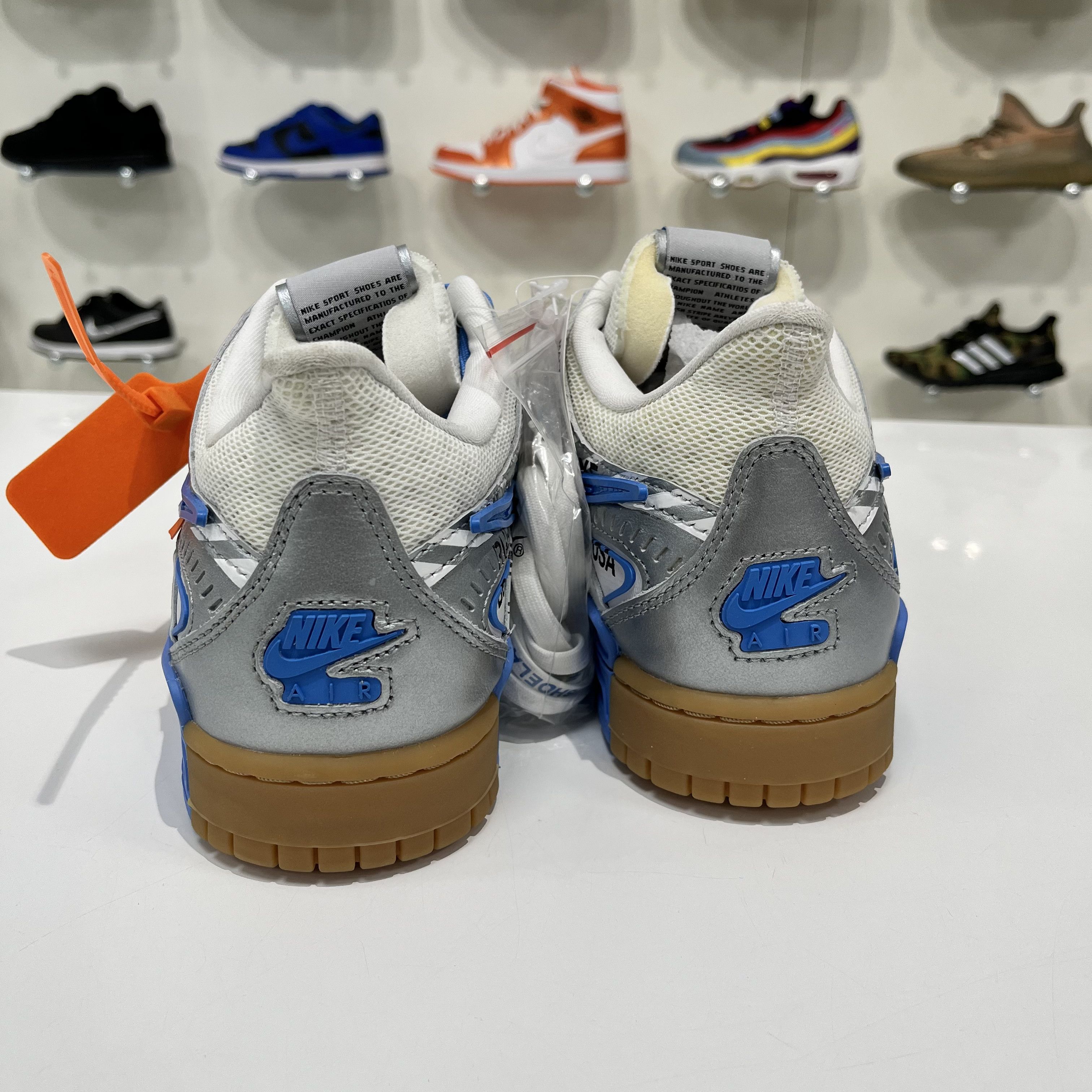 Nike × Off-White NIKE DUNK RUBBER LOW X OFF-WHITE UNIVERSITY BLUE Size US 9.5 / EU 42-43 - 5 Thumbnail