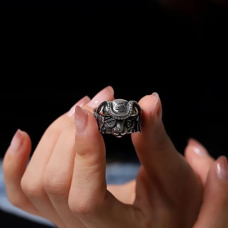 Other Retro Pirate Cat Ring Size ONE SIZE - 1 Thumbnail