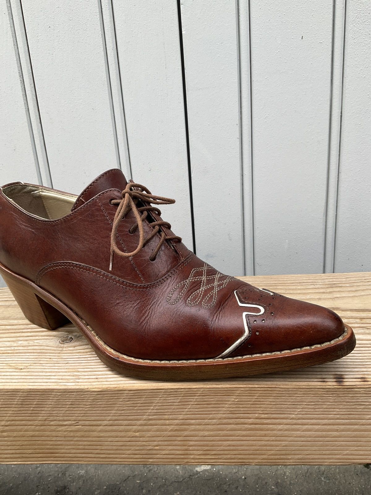 Vintage Vintage Fiorina santiag-style shoes Size US 6 / IT 36 - 8 Thumbnail