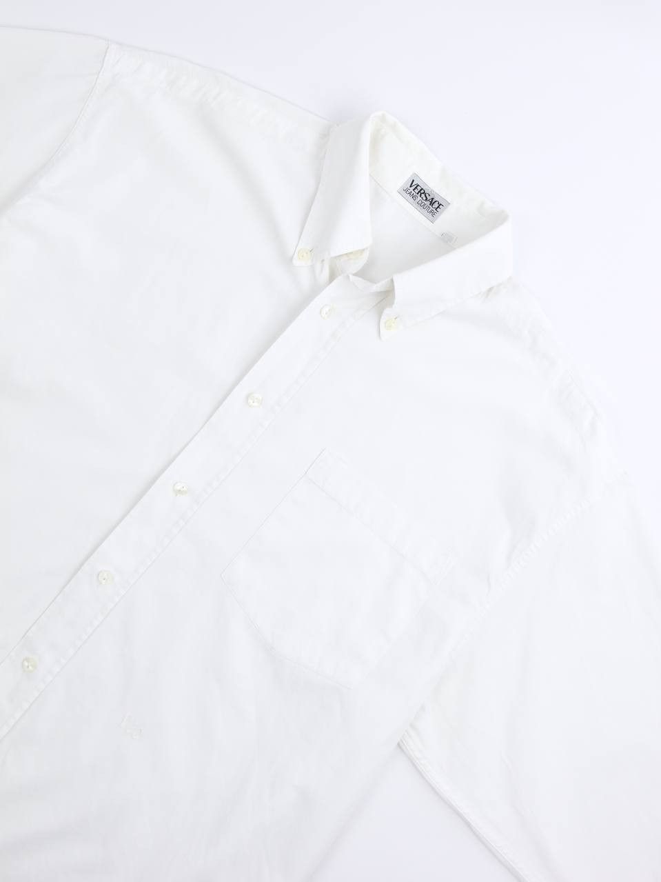 Versace × Versace Jeans Couture × Vintage VERSACE JEANS COUTURE White logo shirt Size US L / EU 52-54 / 3 - 7 Thumbnail