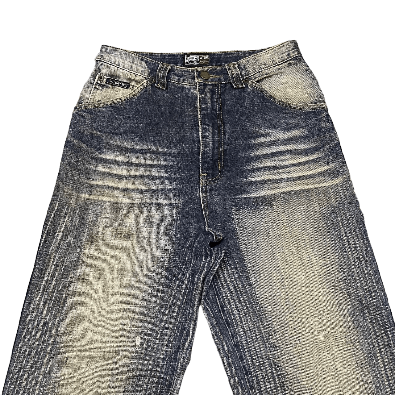 Japanese Brand Vintage Wu Day Wei Denim Jeans Size US 28 / EU 44 - 2 Thumbnail