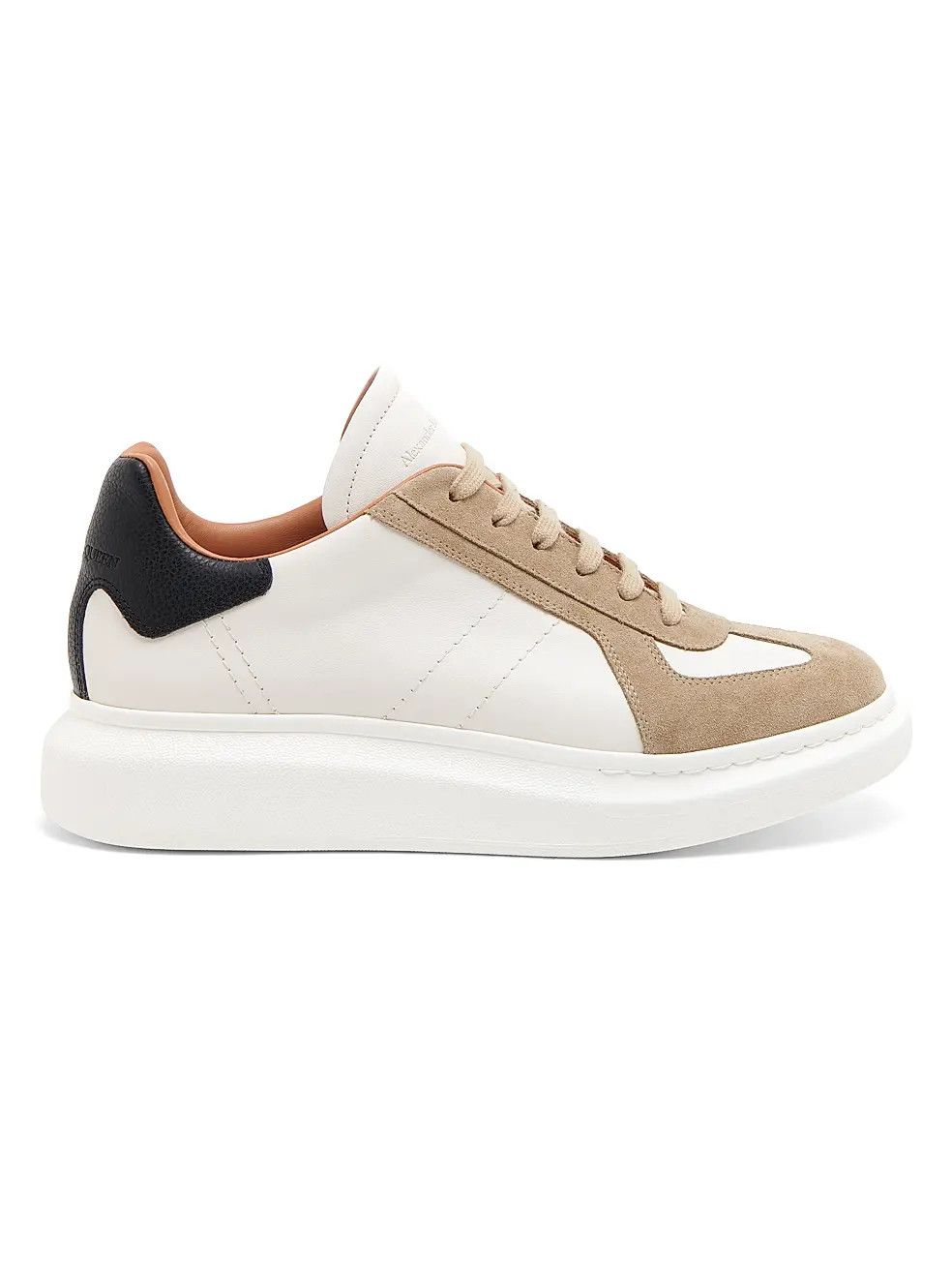 Alexander McQueen os11x0126 Suede & Leather Retro Oversized Sneakers Size US 9 / EU 42 - 1 Thumbnail