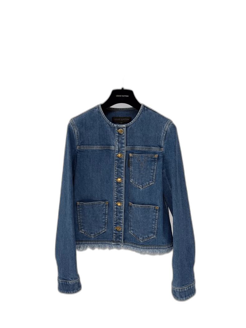 Louis Vuitton Louis Vuitton Fringed Denim Jacket Size M / US 6-8 / IT 42-44 - 1 Thumbnail