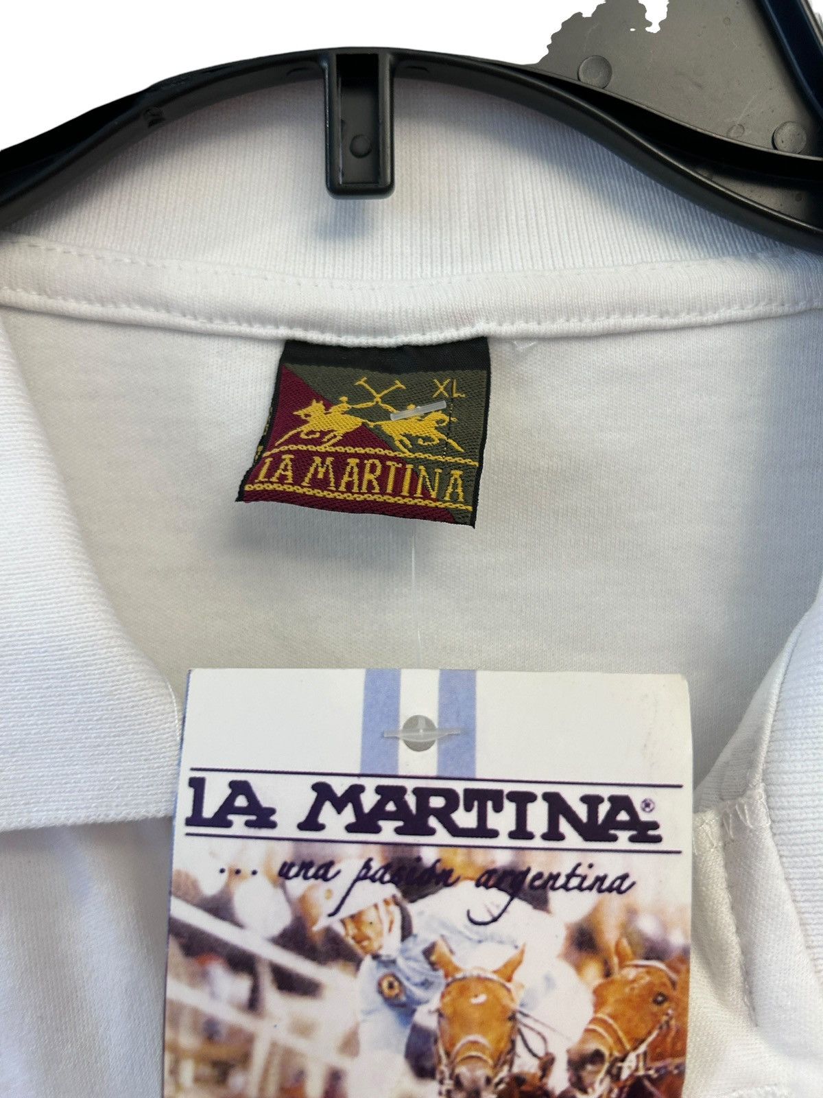 La Martina LA MARTINA Men FERRARI WHITE Polo Team Polo Shirt XL New Size US XL / EU 56 / 4 - 2 Thumbnail
