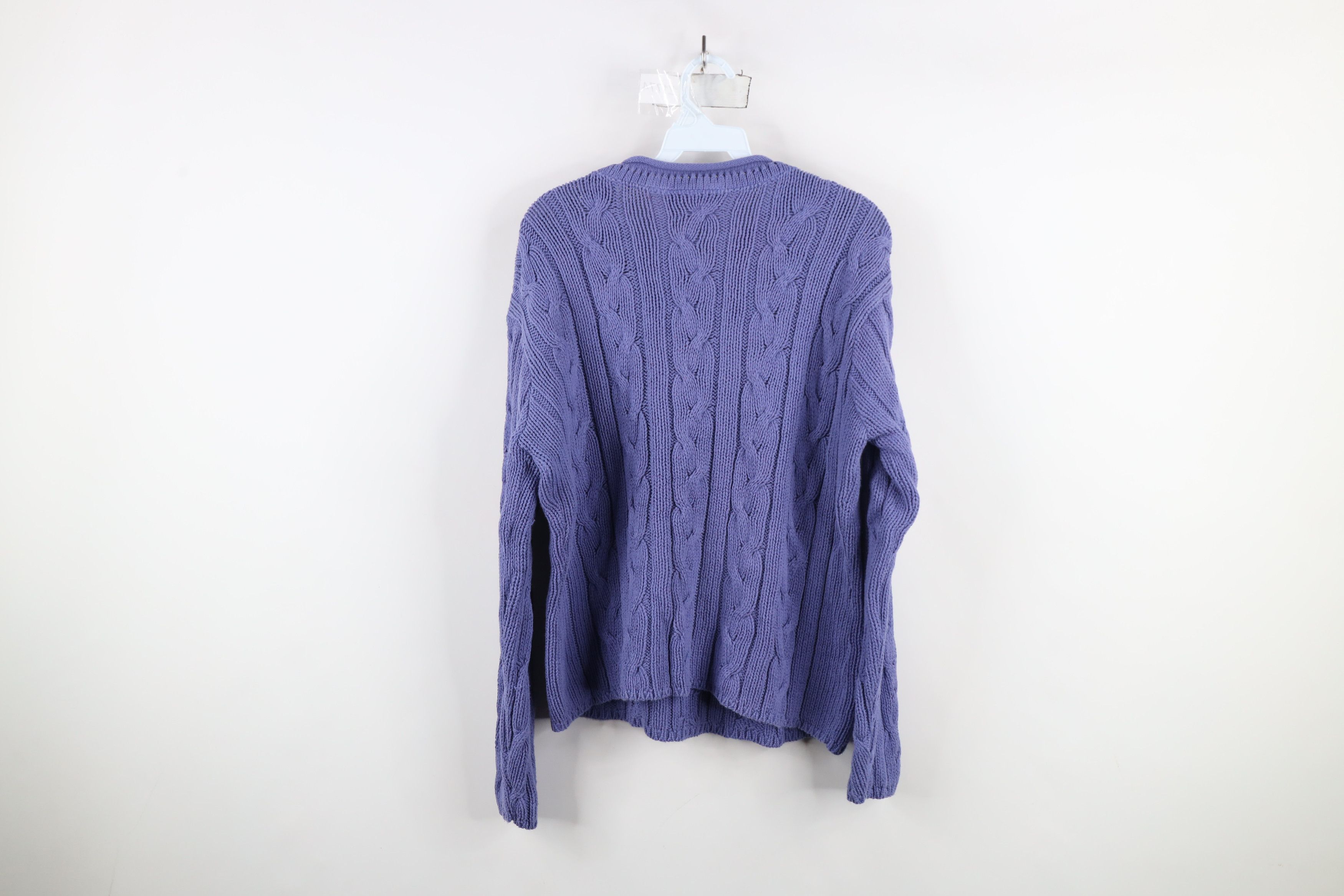 Vintage Vintage 90s Streetwear Cable Knit Fisherman Sweater USA Size XL / US 12-14 / IT 48-50 - 9 Thumbnail