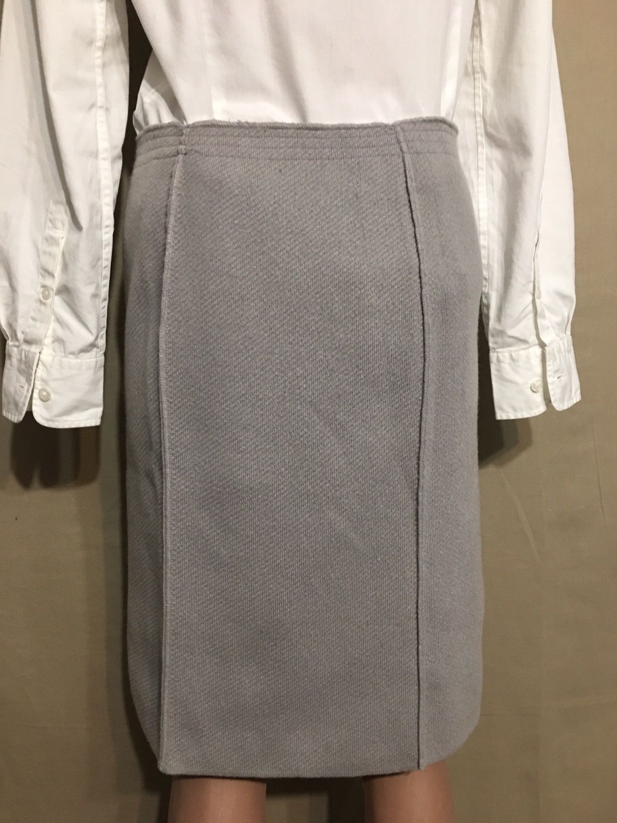 Other MORESI Como Italy Grey Pure Cashmere Skirt Size S Size 26" / US 2 / IT 38 - 5 Thumbnail