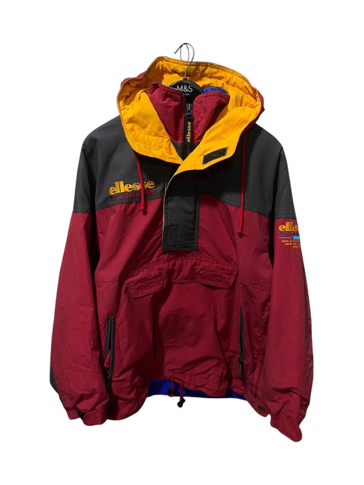 Vintage Ellesse vertical dive Anorak Ski Wear Jacket