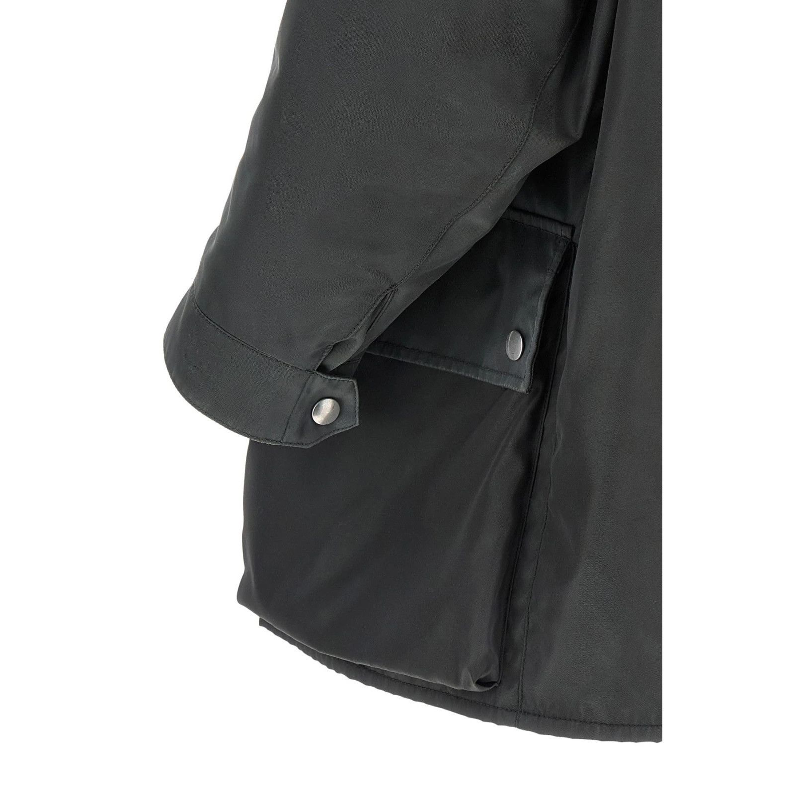 Prada PRADA Re-Nylon Waterproof Gray Jacket New & Authentic (Women Size XS / US 0-2 / IT 36-38 - 4 Thumbnail