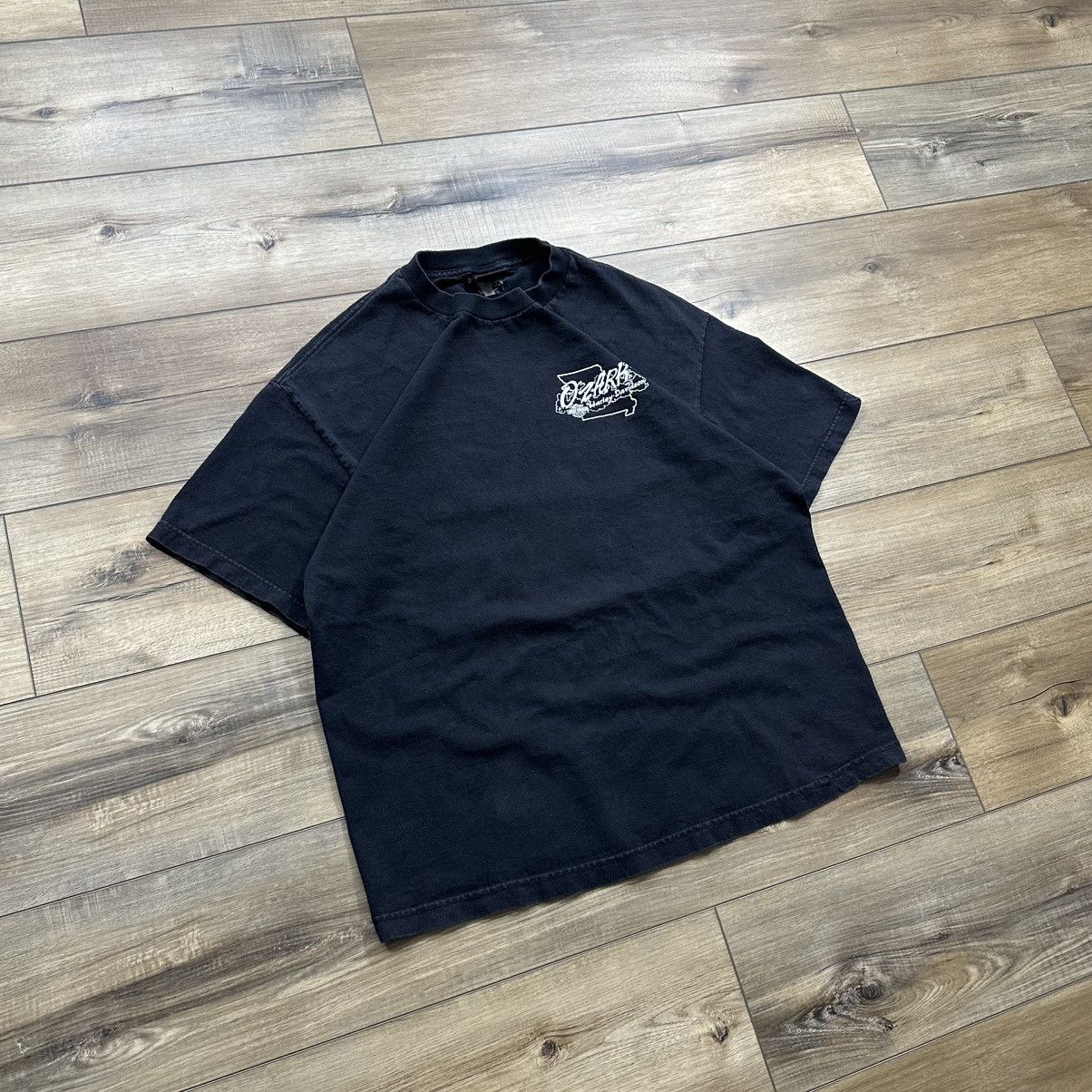 Harley Davidson Vintage 2002 Harley Davidson Black Biker Graphic Tee Size US XL / EU 56 / 4 - 2 Thumbnail