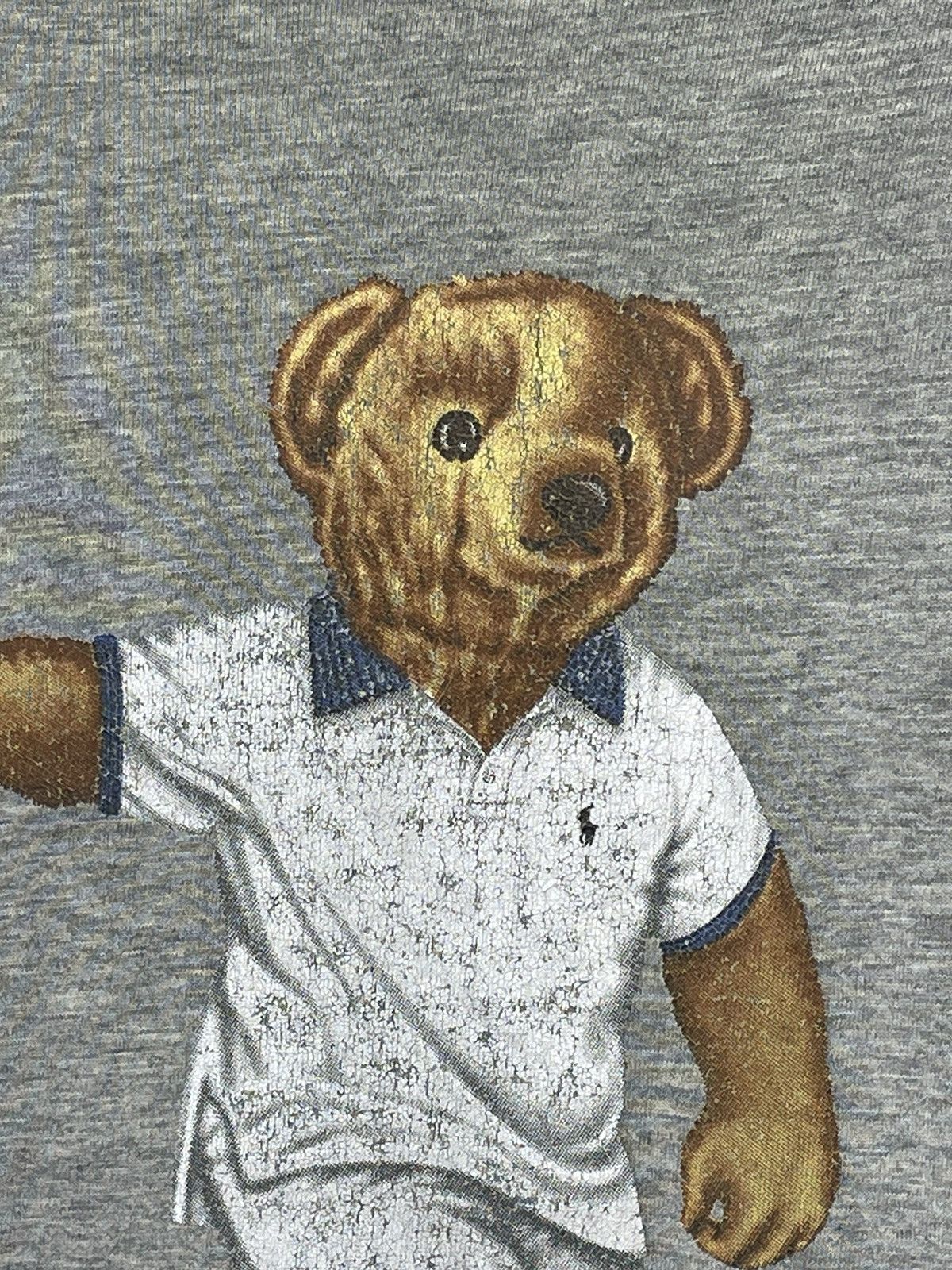 Polo Ralph Lauren × RRL Ralph Lauren × Vintage T-Shirt Polo Bear Tennis OG Vintage Size US XXL / EU 58 / 5 - 5 Thumbnail