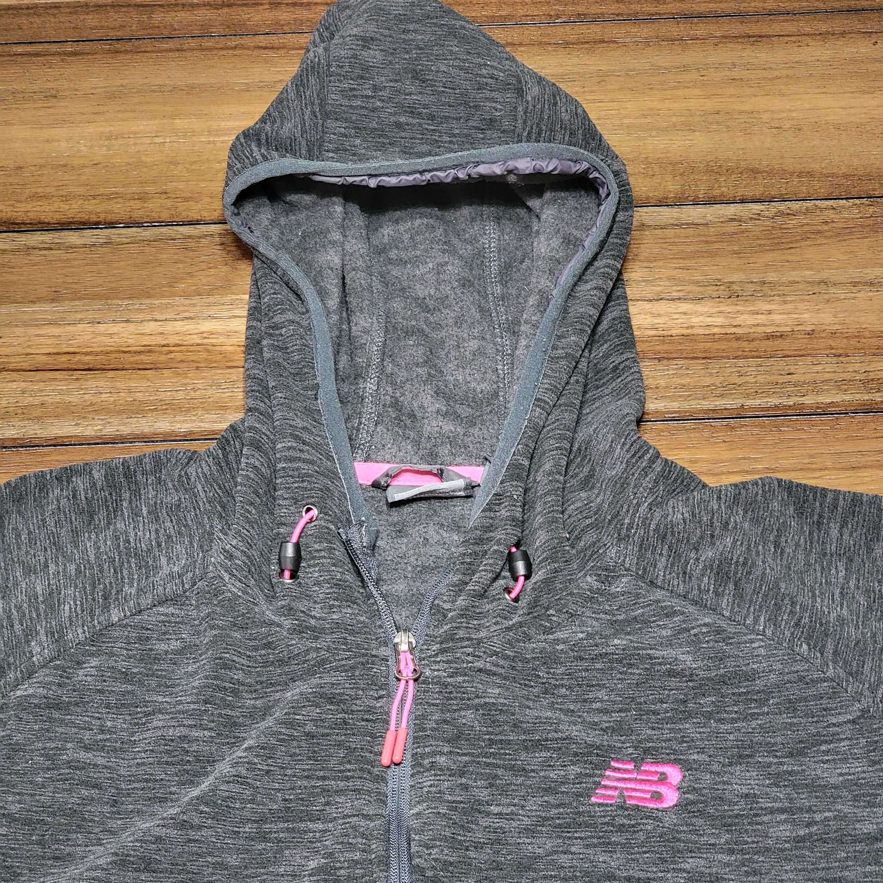 New Balance New Balance LS Full Zip Dark Grey Hoodie Jacket - Size 3X Size 3XL / US 20-22 - 2 Thumbnail