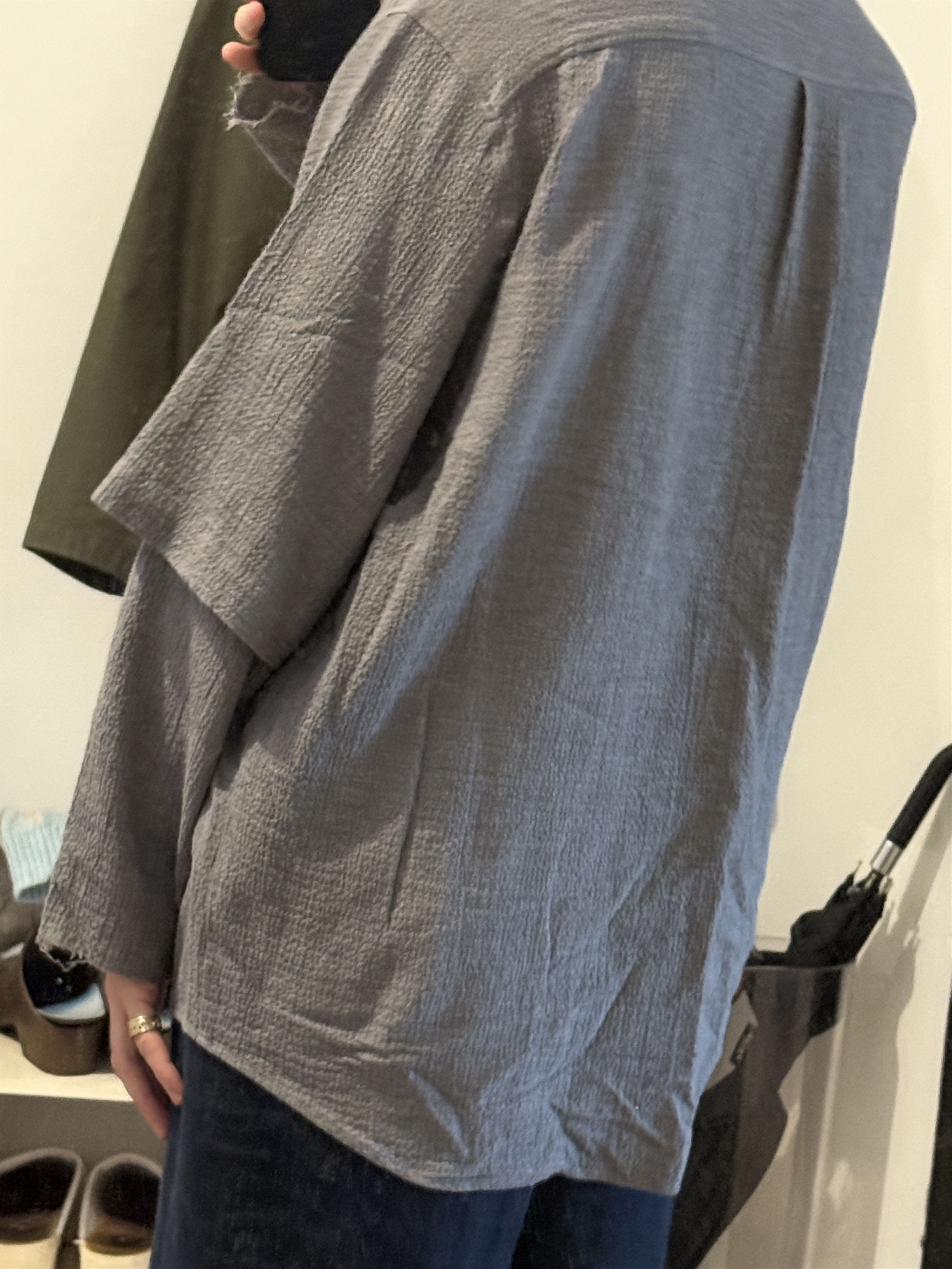 Hope oversized grey shirt Size US M / EU 48-50 / 2 - 2 Thumbnail