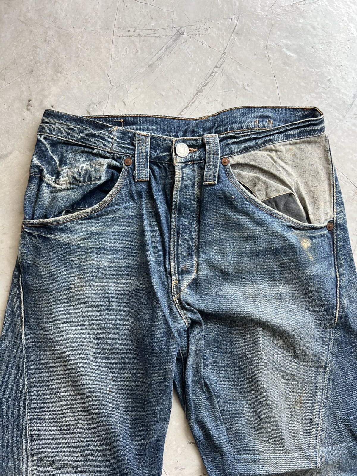 Levi's Levis Engineered Jeans Buckle Back Tag W32 Actual 33x28.5 Size US 32 / EU 48 - 3 Thumbnail