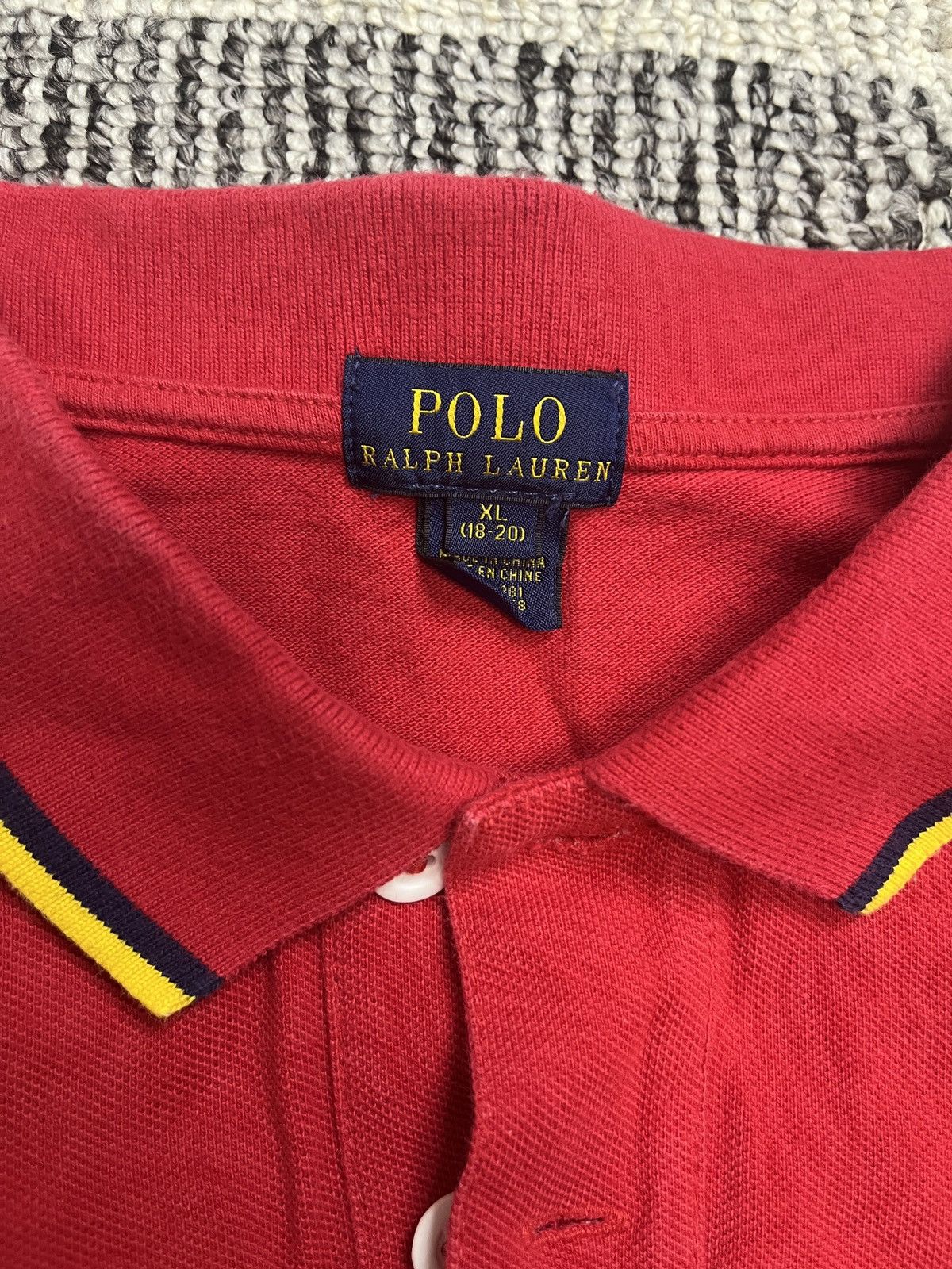 Polo Ralph Lauren × Ralph Lauren × Vintage Polo Ralph Lauren Big Logo Polo T Shirt Size US M / EU 48-50 / 2 - 3 Thumbnail