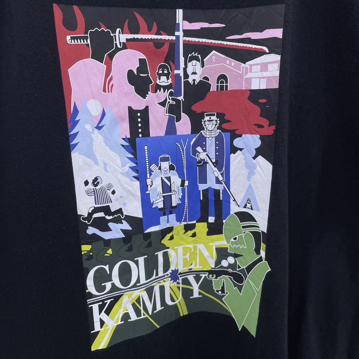 Anime × Japanese Brand Golden Kamuy Japanase Manga Series Anime T Shirt Size US XL / EU 56 / 4 - 2 Thumbnail