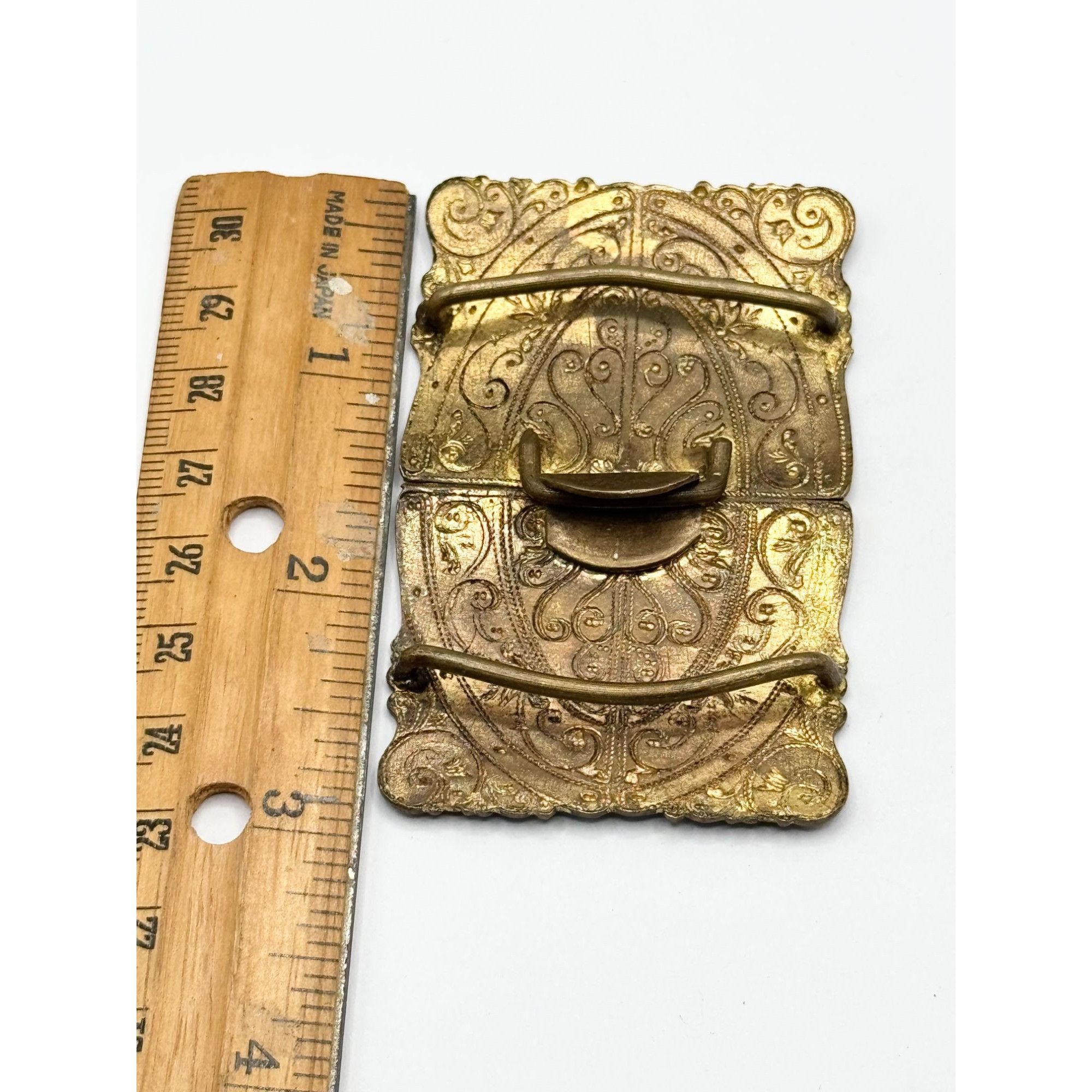 Vintage Antique Austro Hungarian Enamel Interlocking Two Piece Belt Size ONE SIZE - 5 Thumbnail